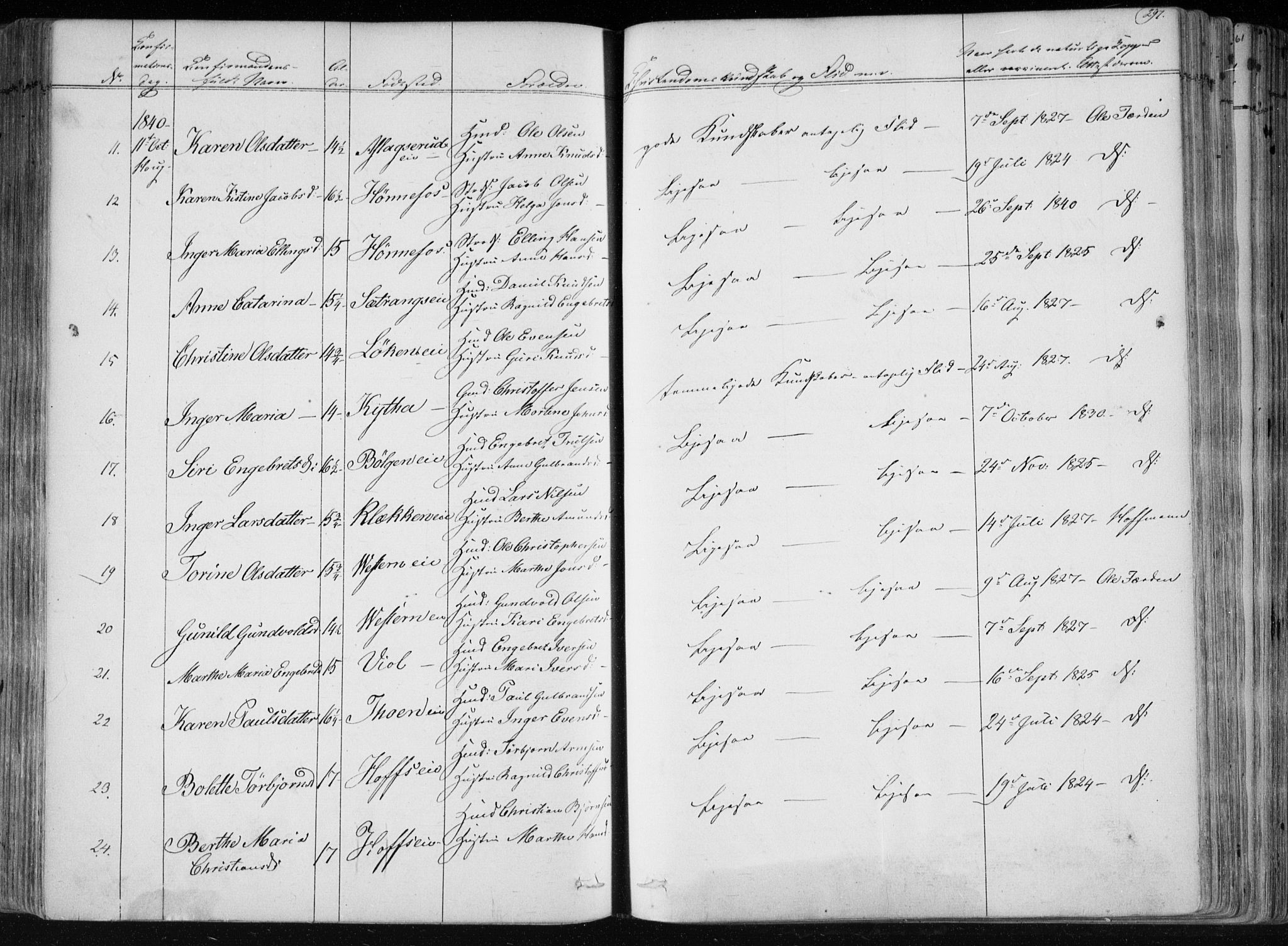 Norderhov kirkebøker, AV/SAKO-A-237/F/Fa/L0010: Parish register (official) no. 10, 1837-1847, p. 297