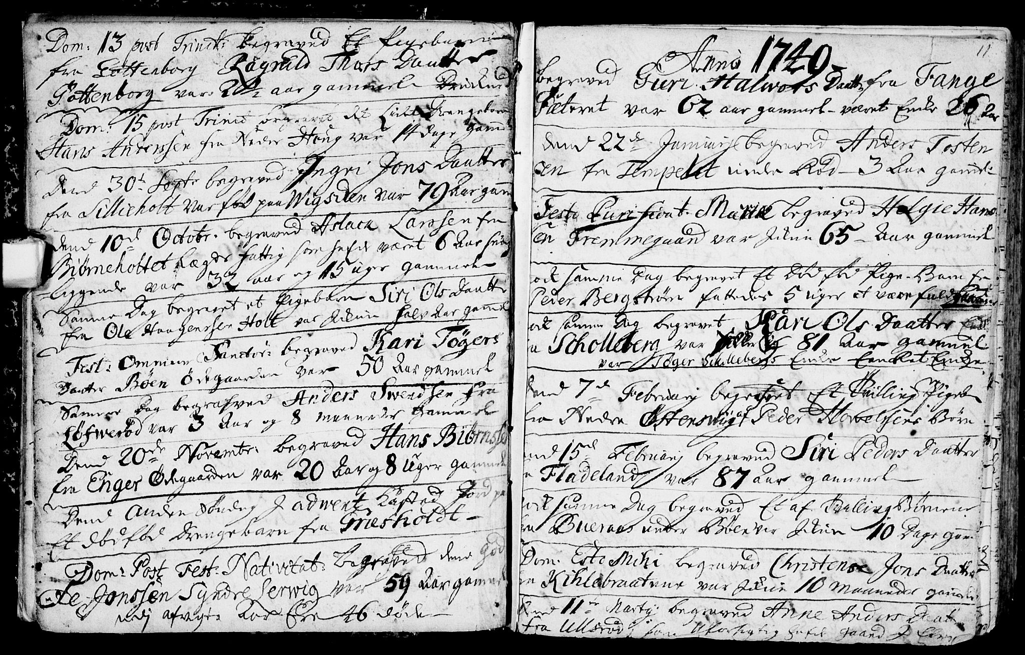 Aremark prestekontor Kirkebøker, SAO/A-10899/F/Fa/L0003: Parish register (official) no. I 3, 1745-1795, p. 11