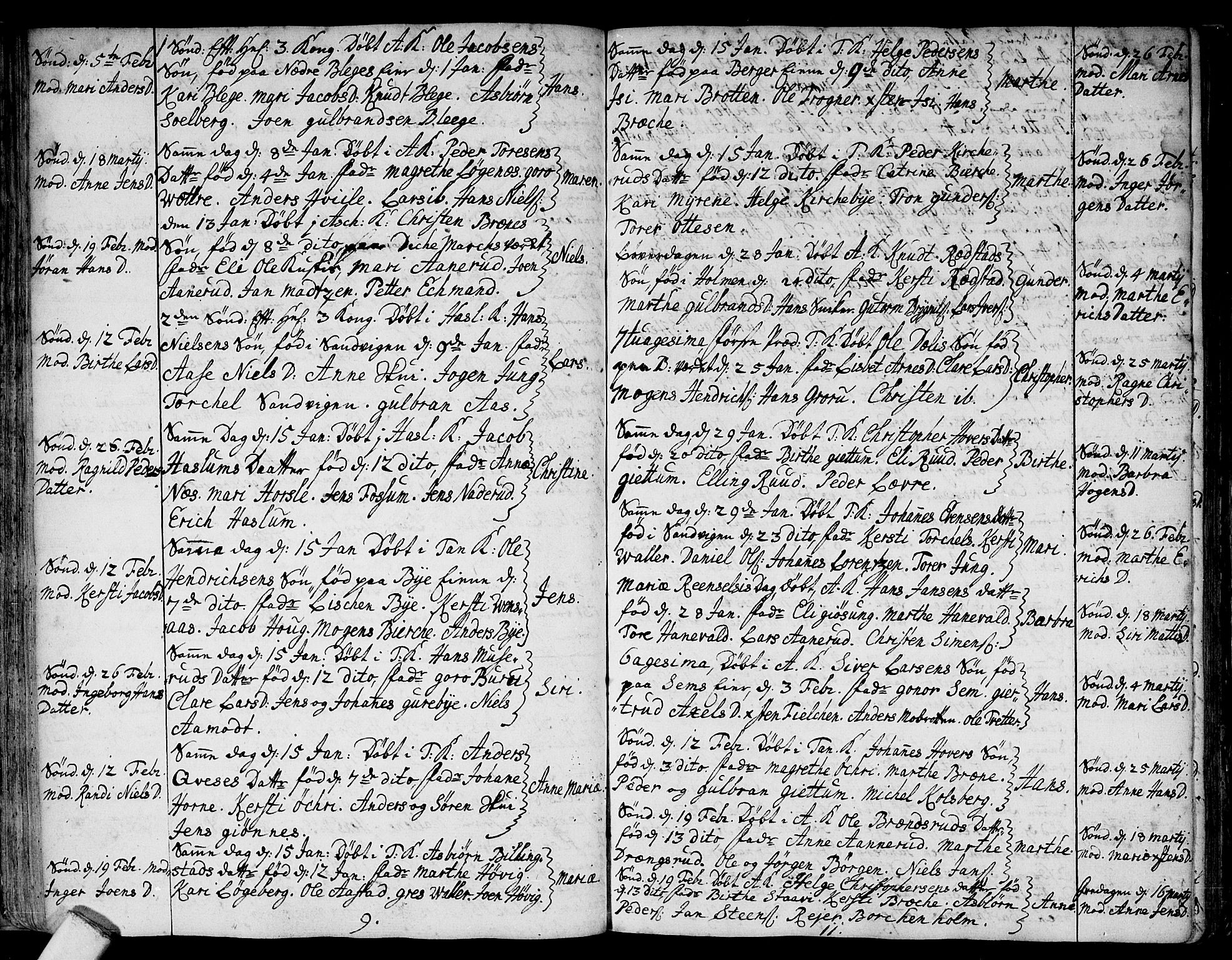 Asker prestekontor Kirkebøker, SAO/A-10256a/F/Fa/L0001: Parish register (official) no. I 1, 1726-1744, p. 41