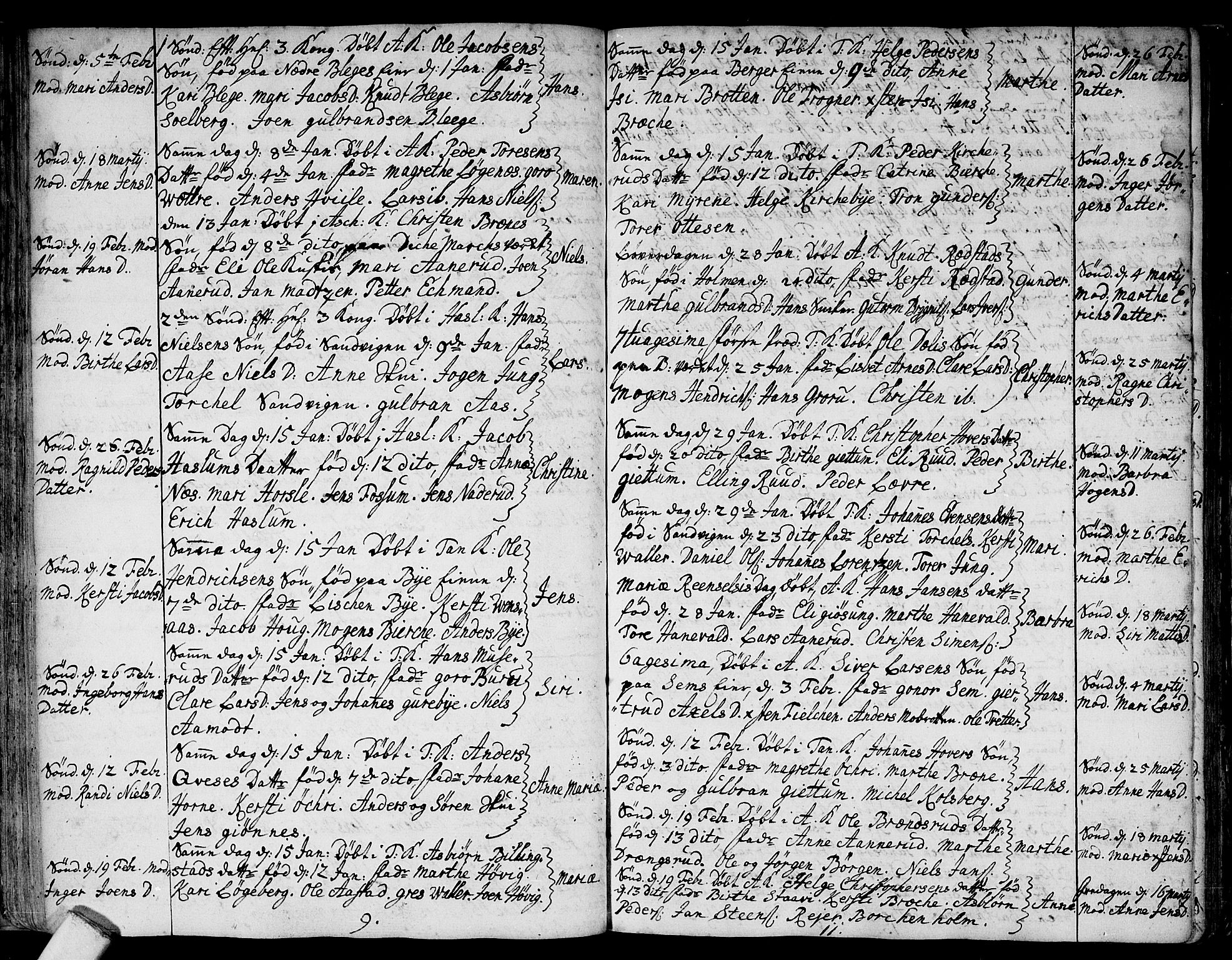 Asker prestekontor Kirkebøker, AV/SAO-A-10256a/F/Fa/L0001: Parish register (official) no. I 1, 1726-1744, p. 41