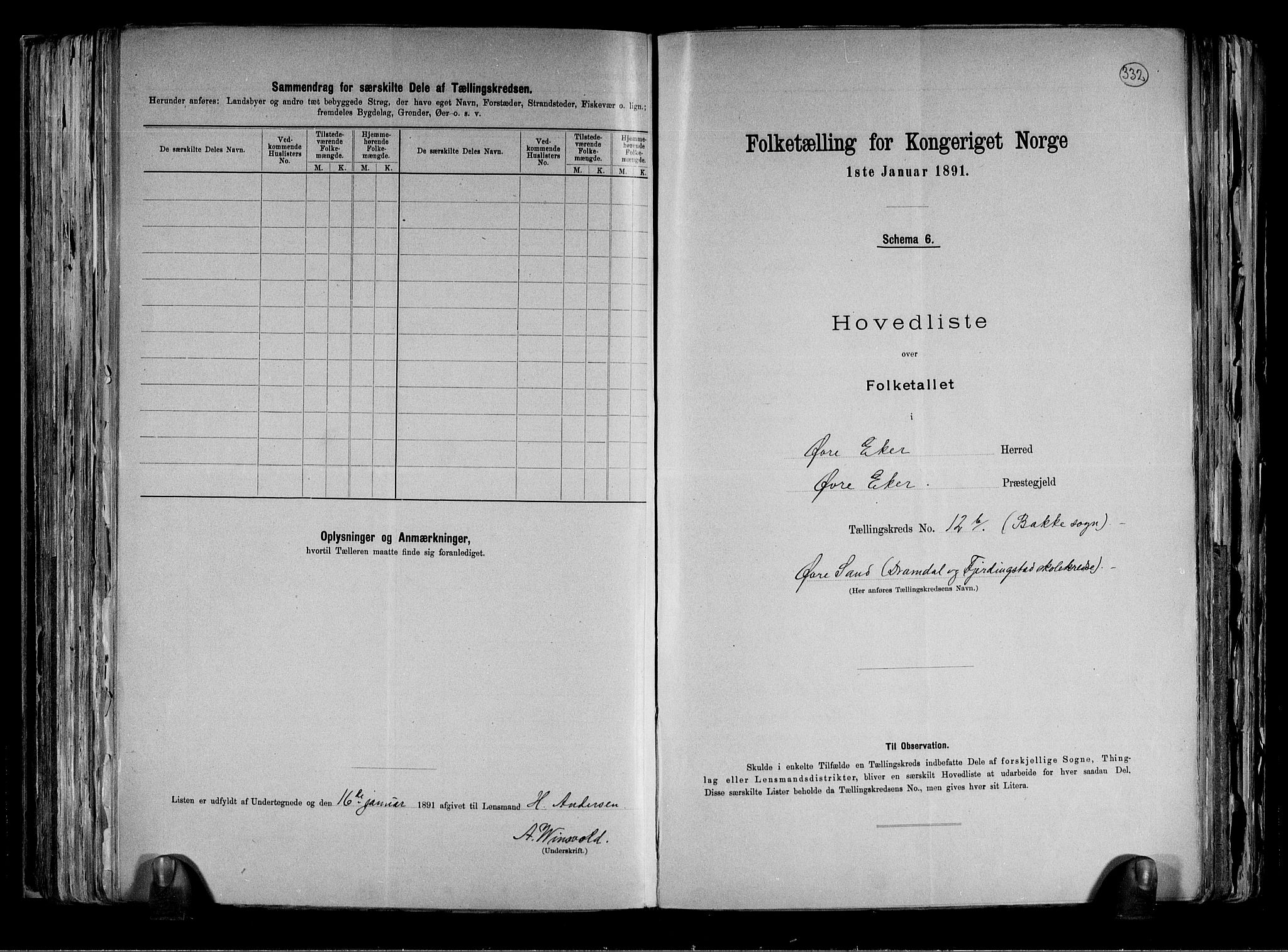 RA, 1891 census for 0624 Øvre Eiker, 1891, p. 34