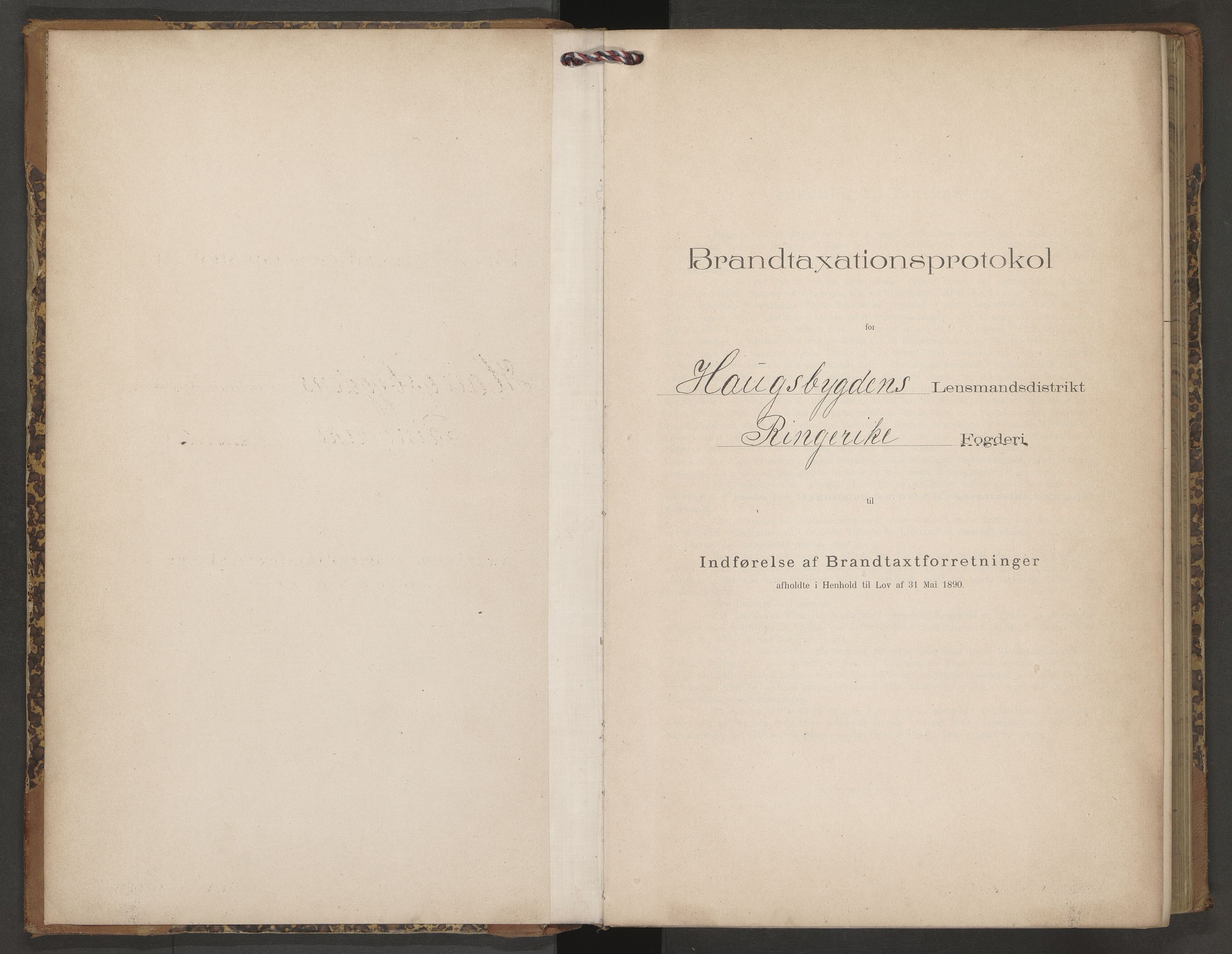 Norderhov lensmannskontor, SAKO/A-526/Y/Yb/Ybd/L0001: Skjematakstprotokoll for Haugsbygd, 1902-1914