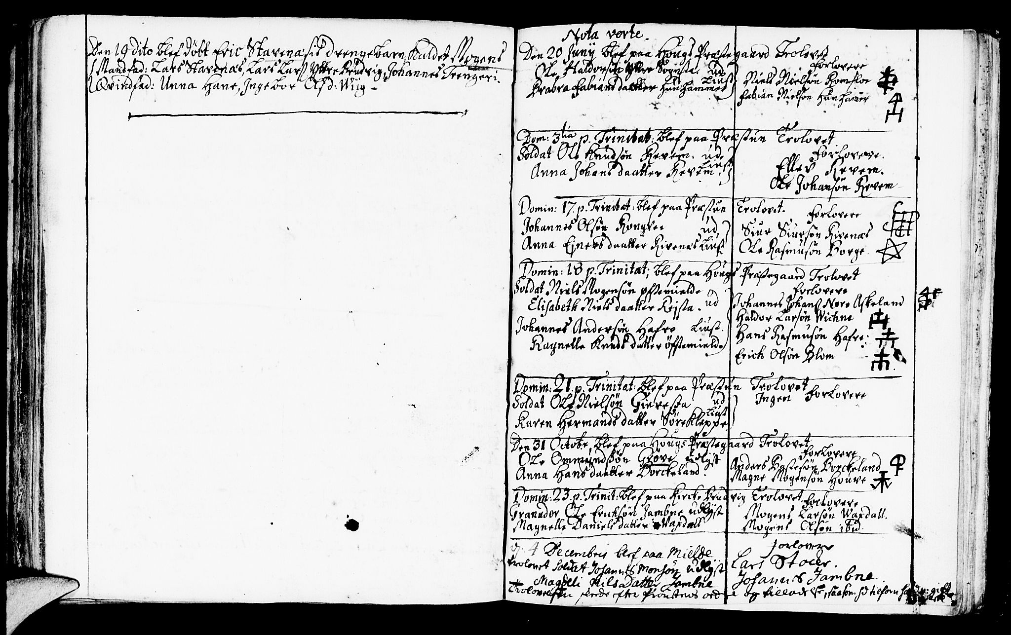 Haus sokneprestembete, SAB/A-75601/H/Haa: Parish register (official) no. A 3, 1713-1722