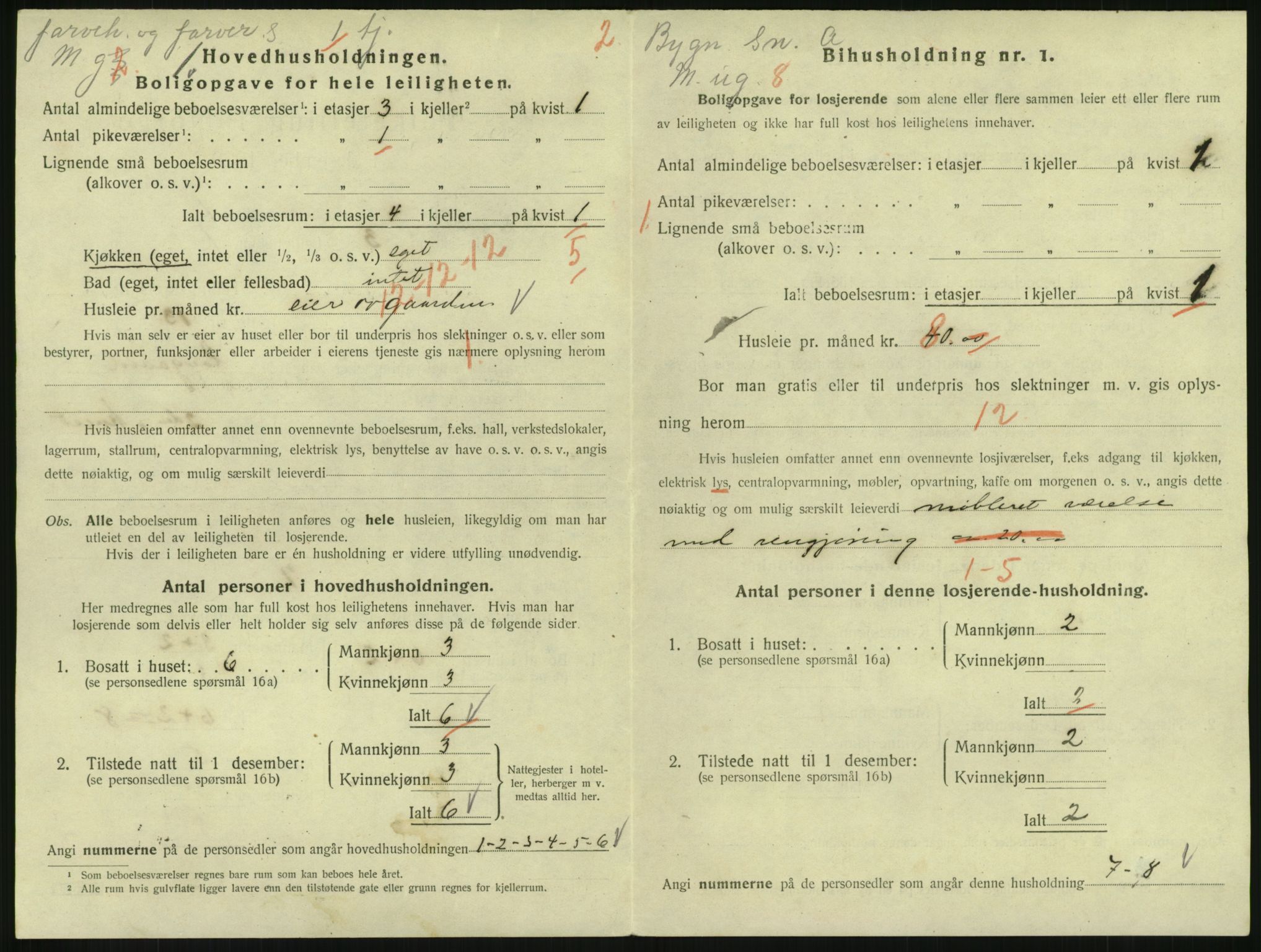 SAKO, 1920 census for Hønefoss, 1920, p. 1827