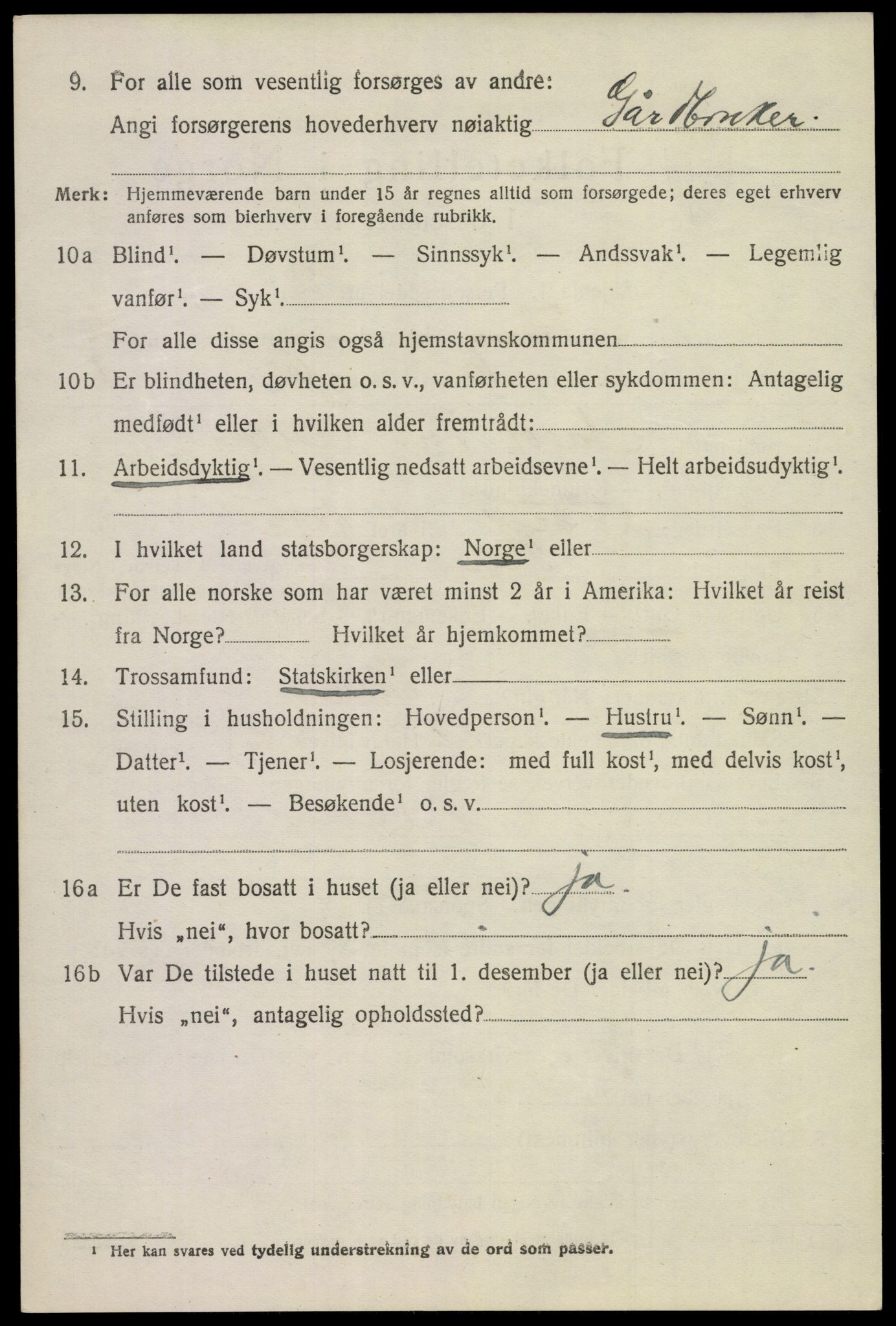 SAKO, 1920 census for Tinn, 1920, p. 6471