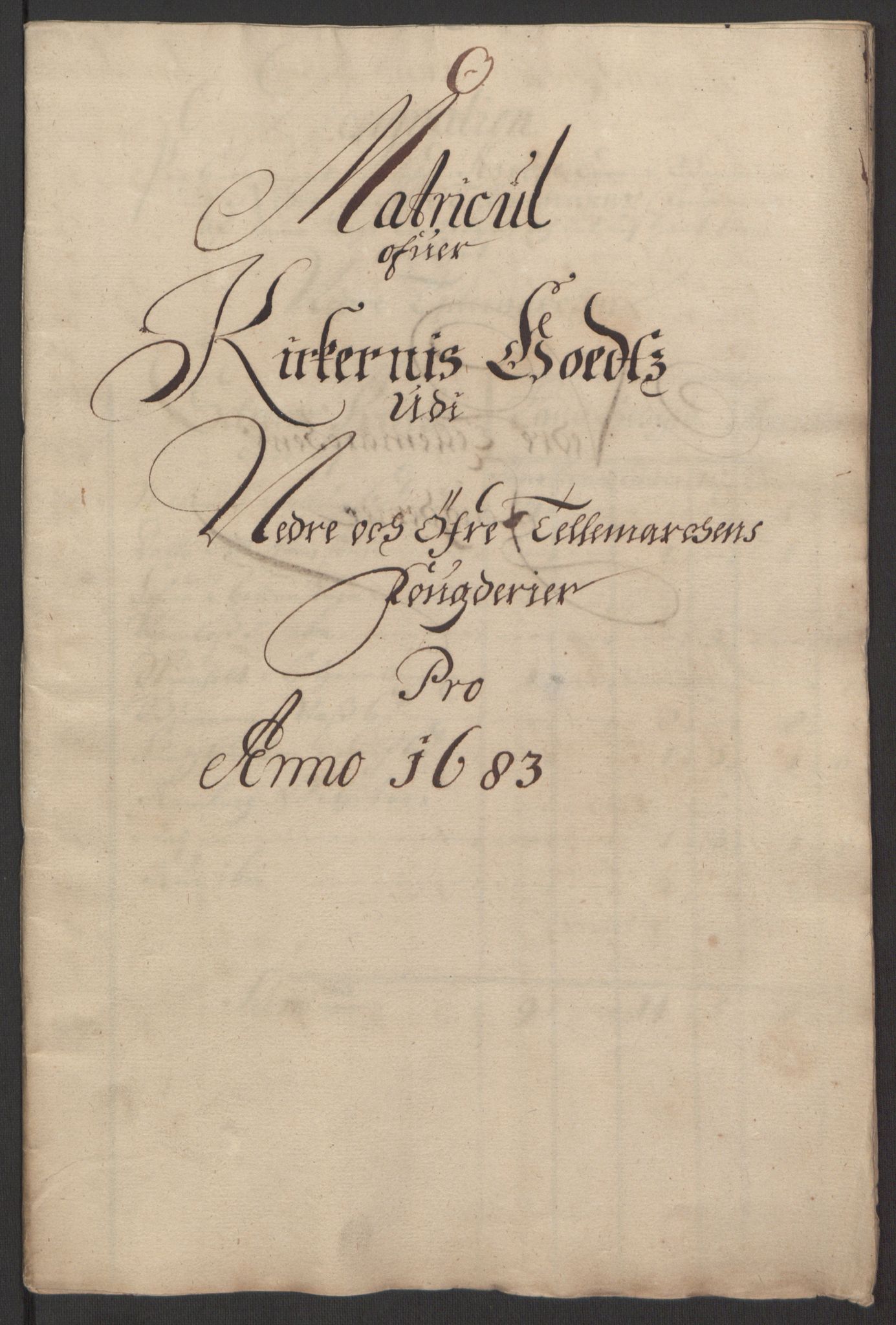 Rentekammeret inntil 1814, Reviderte regnskaper, Fogderegnskap, AV/RA-EA-4092/R35/L2080: Fogderegnskap Øvre og Nedre Telemark, 1680-1684, p. 222