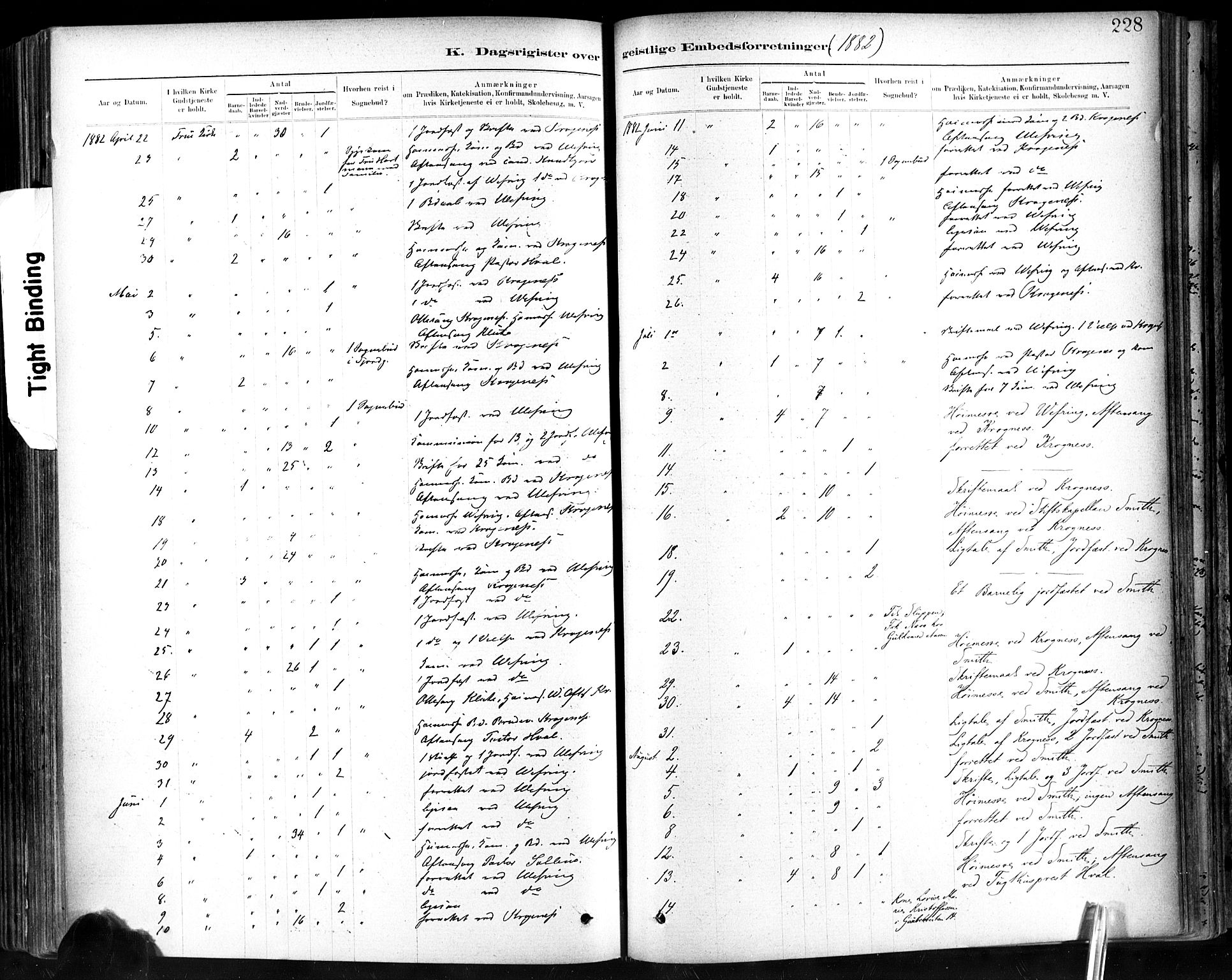 Ministerialprotokoller, klokkerbøker og fødselsregistre - Sør-Trøndelag, AV/SAT-A-1456/602/L0120: Parish register (official) no. 602A18, 1880-1913, p. 228