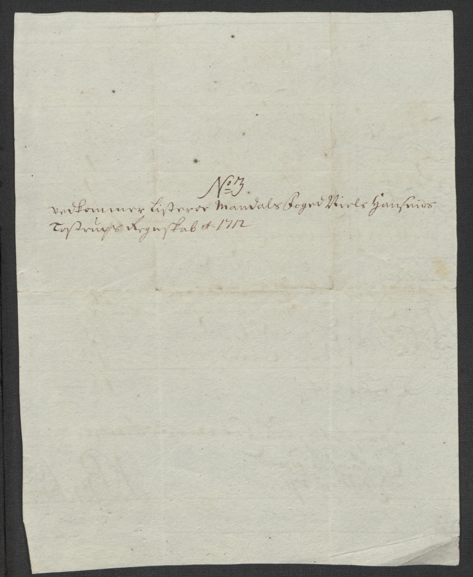 Rentekammeret inntil 1814, Reviderte regnskaper, Fogderegnskap, RA/EA-4092/R43/L2555: Fogderegnskap Lista og Mandal, 1712, p. 30