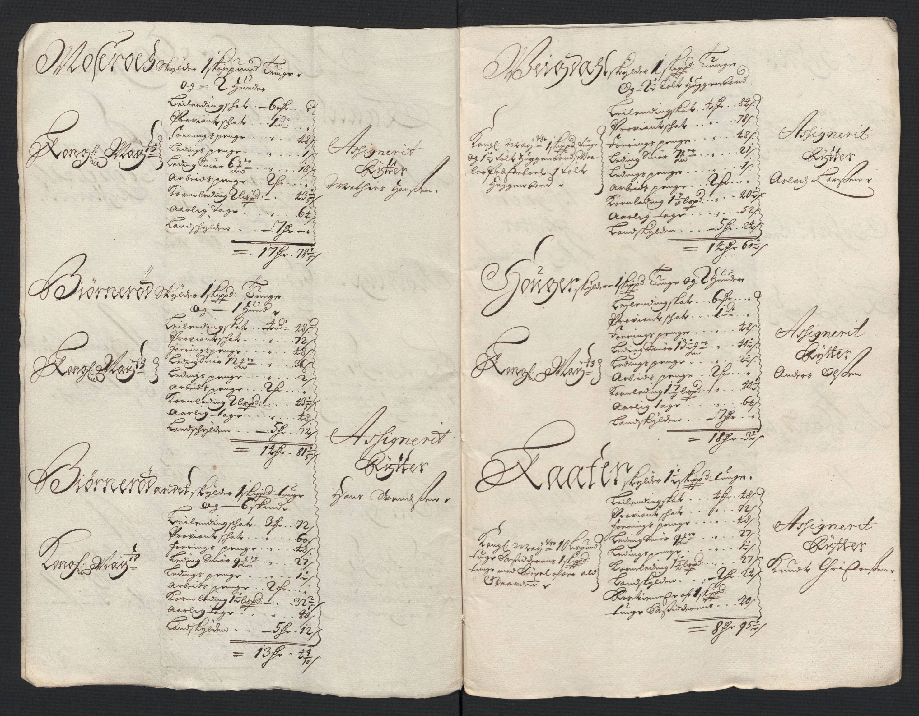 Rentekammeret inntil 1814, Reviderte regnskaper, Fogderegnskap, RA/EA-4092/R04/L0128: Fogderegnskap Moss, Onsøy, Tune, Veme og Åbygge, 1699, p. 95