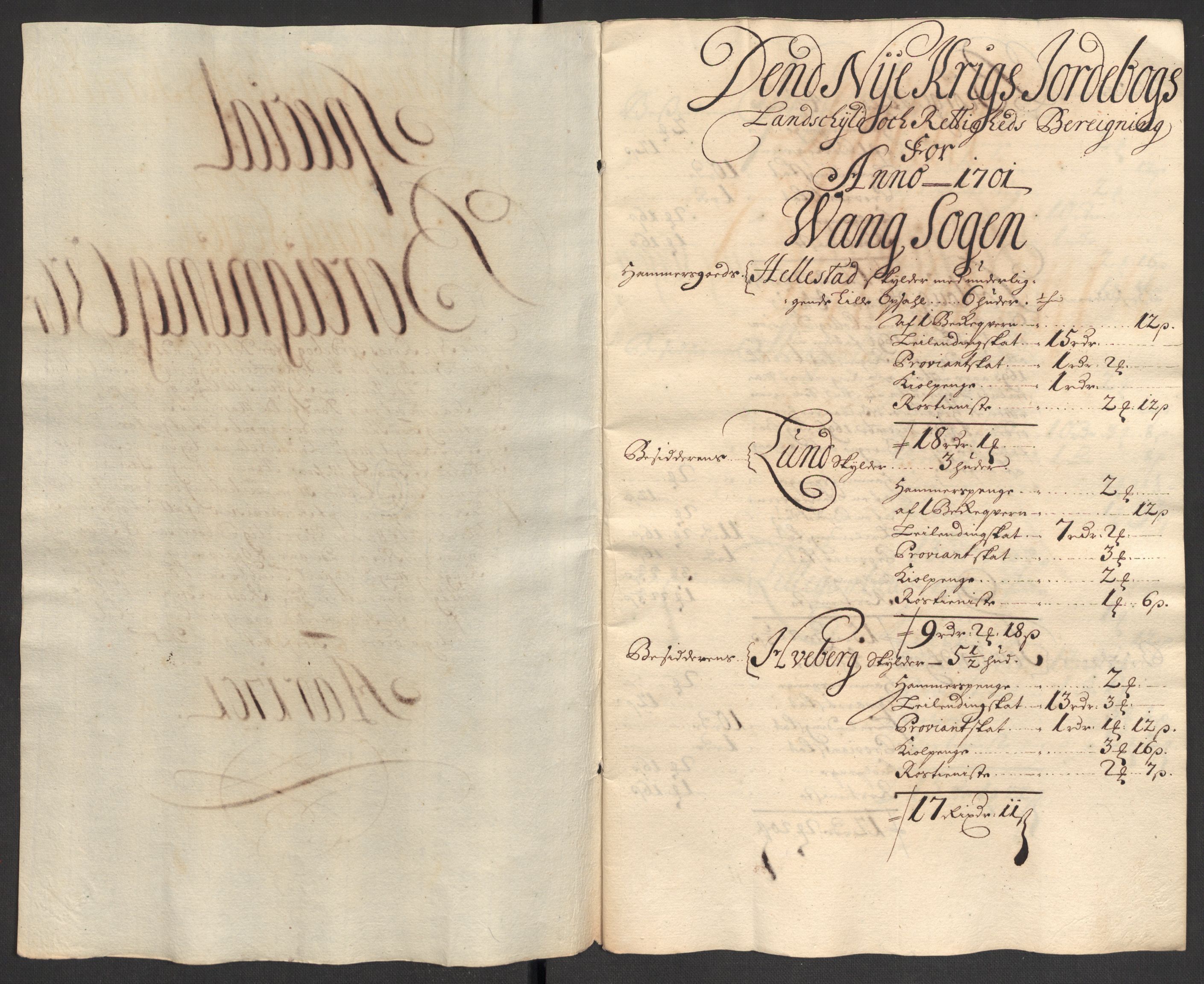 Rentekammeret inntil 1814, Reviderte regnskaper, Fogderegnskap, RA/EA-4092/R16/L1040: Fogderegnskap Hedmark, 1701-1702, p. 117