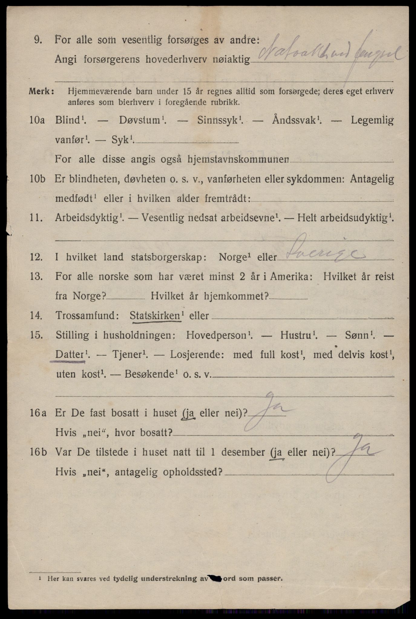 SAST, 1920 census for Haugesund, 1920, p. 32184