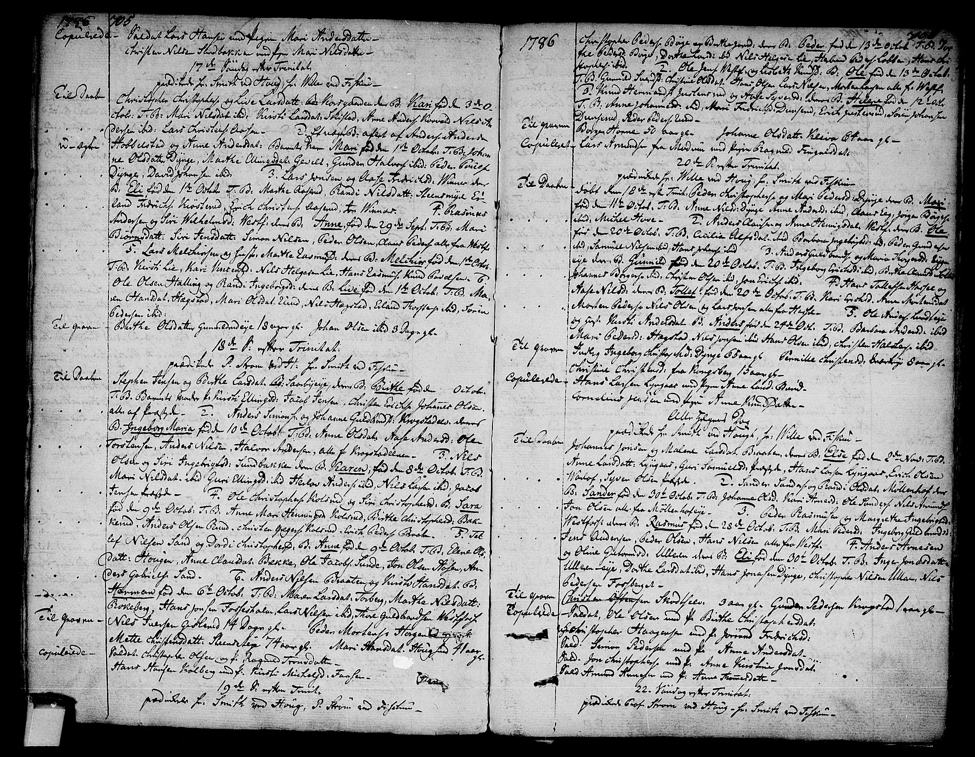 Eiker kirkebøker, SAKO/A-4/F/Fa/L0008: Parish register (official) no. I 8, 1764-1788, p. 705-706
