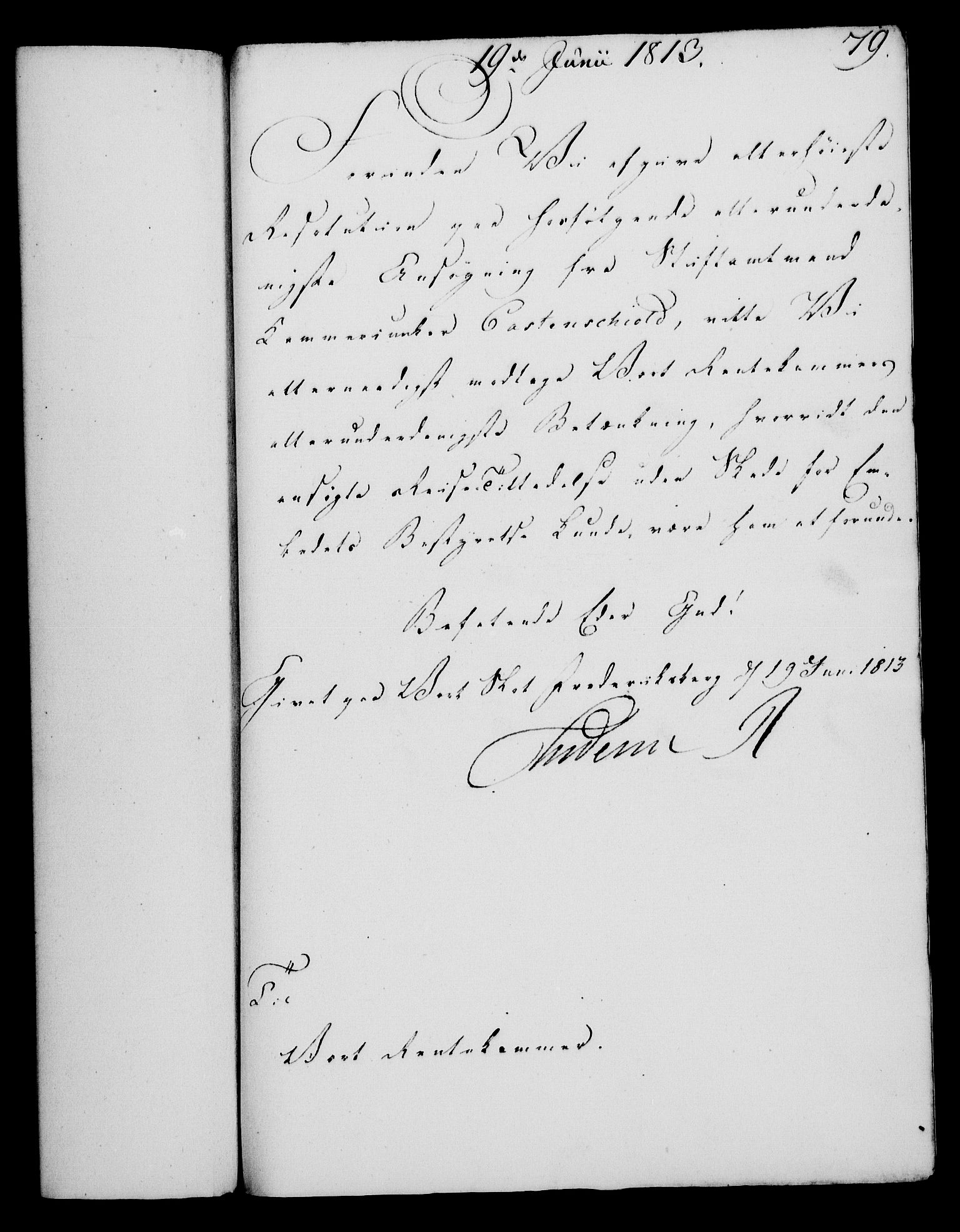 Rentekammeret, Kammerkanselliet, RA/EA-3111/G/Gf/Gfa/L0095: Norsk relasjons- og resolusjonsprotokoll (merket RK 52.95), 1813-1814, p. 321