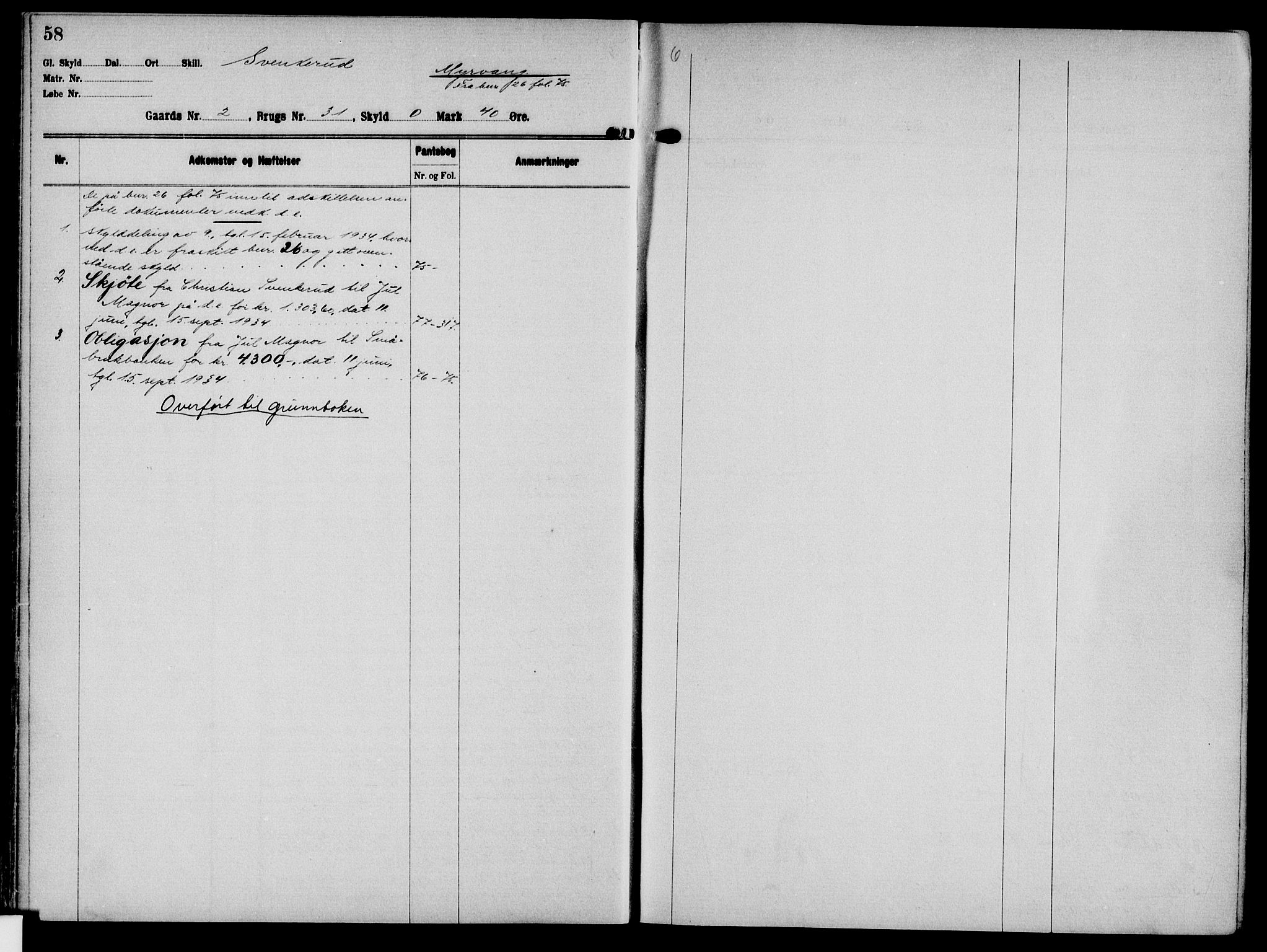 Solør tingrett, AV/SAH-TING-008/H/Ha/Hak/L0001: Mortgage register no. I, 1900-1935, p. 58