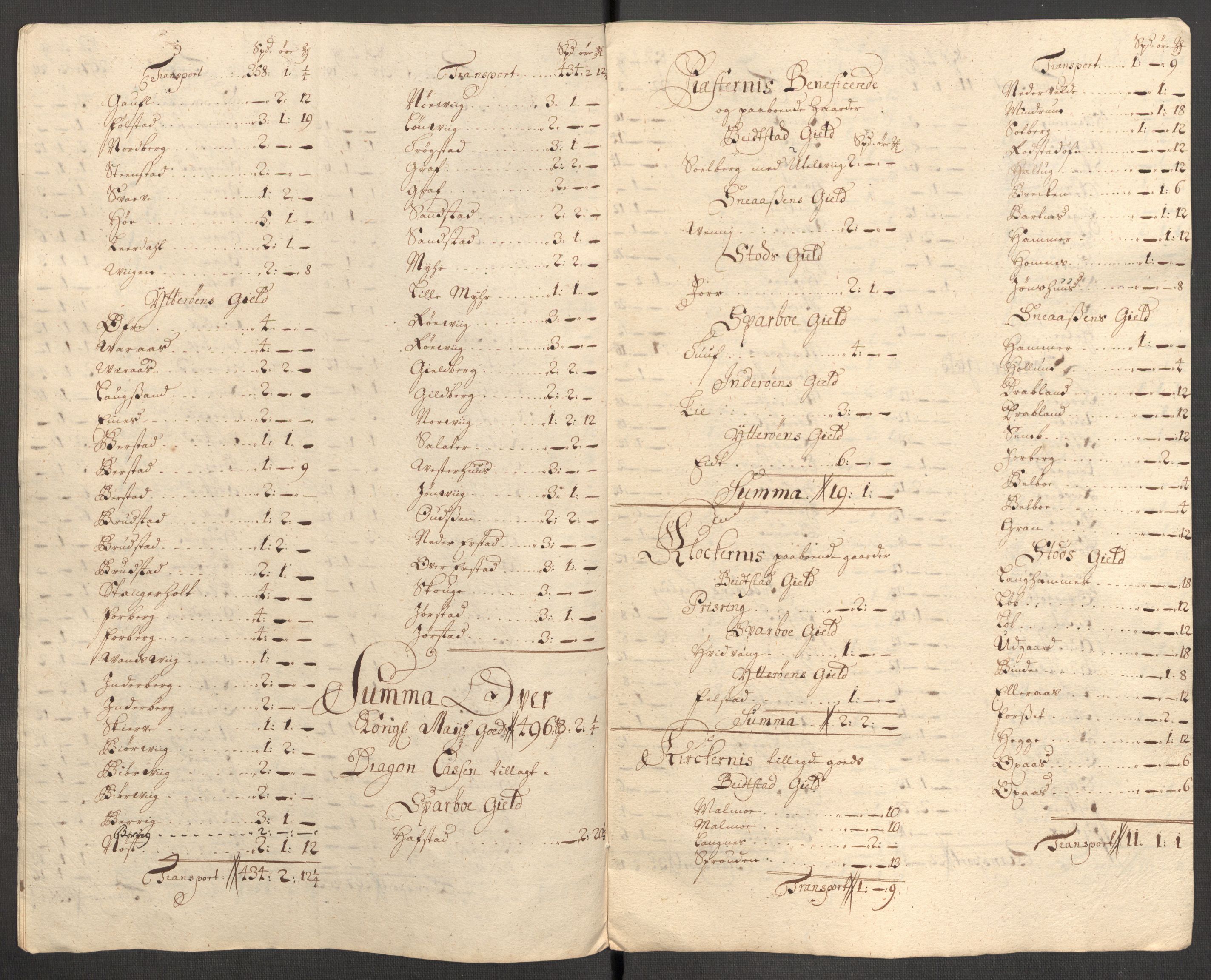 Rentekammeret inntil 1814, Reviderte regnskaper, Fogderegnskap, AV/RA-EA-4092/R63/L4319: Fogderegnskap Inderøy, 1711, p. 411