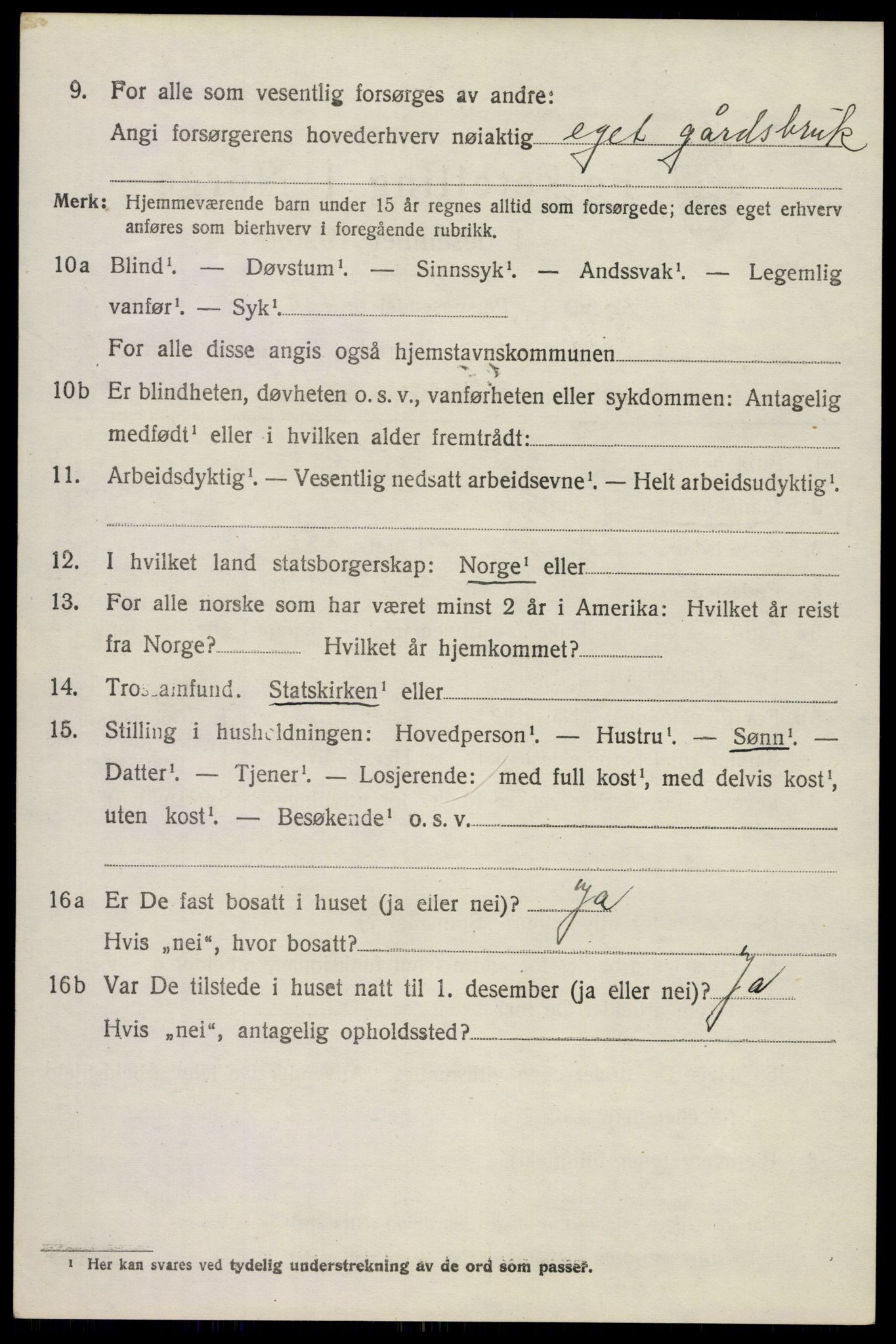 SAKO, 1920 census for Stokke, 1920, p. 6721