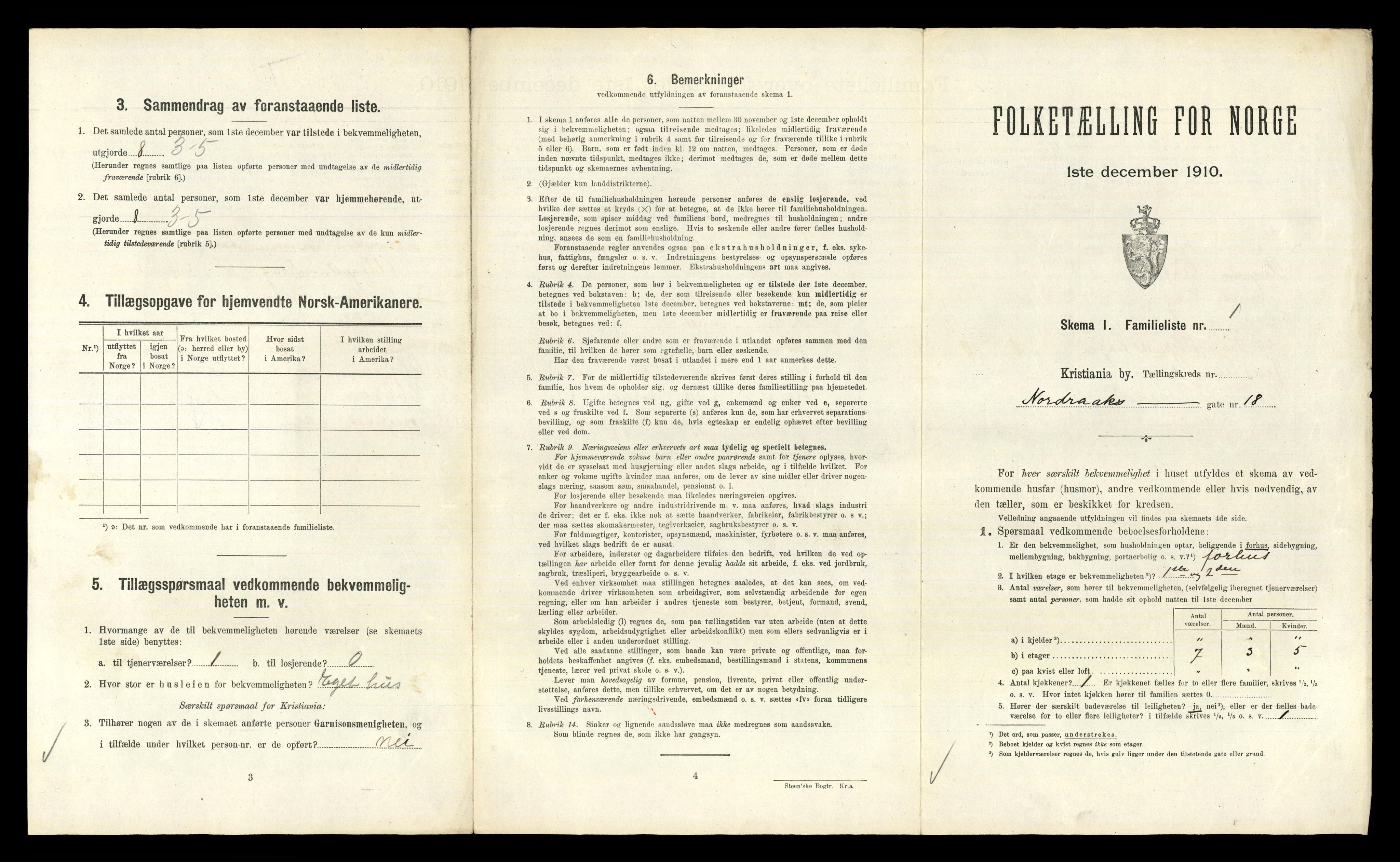 RA, 1910 census for Kristiania, 1910, p. 71483