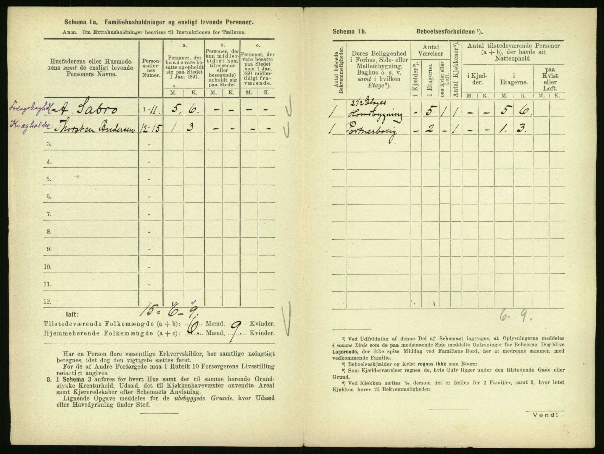 RA, 1891 census for 0301 Kristiania, 1891, p. 28195