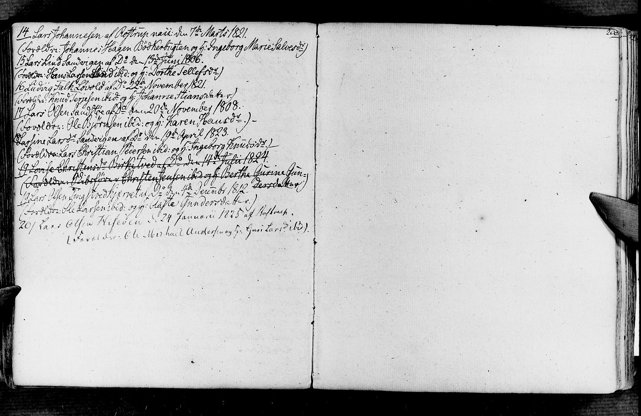 Øyestad sokneprestkontor, AV/SAK-1111-0049/F/Fa/L0011: Parish register (official) no. A 11, 1805-1824, p. 208