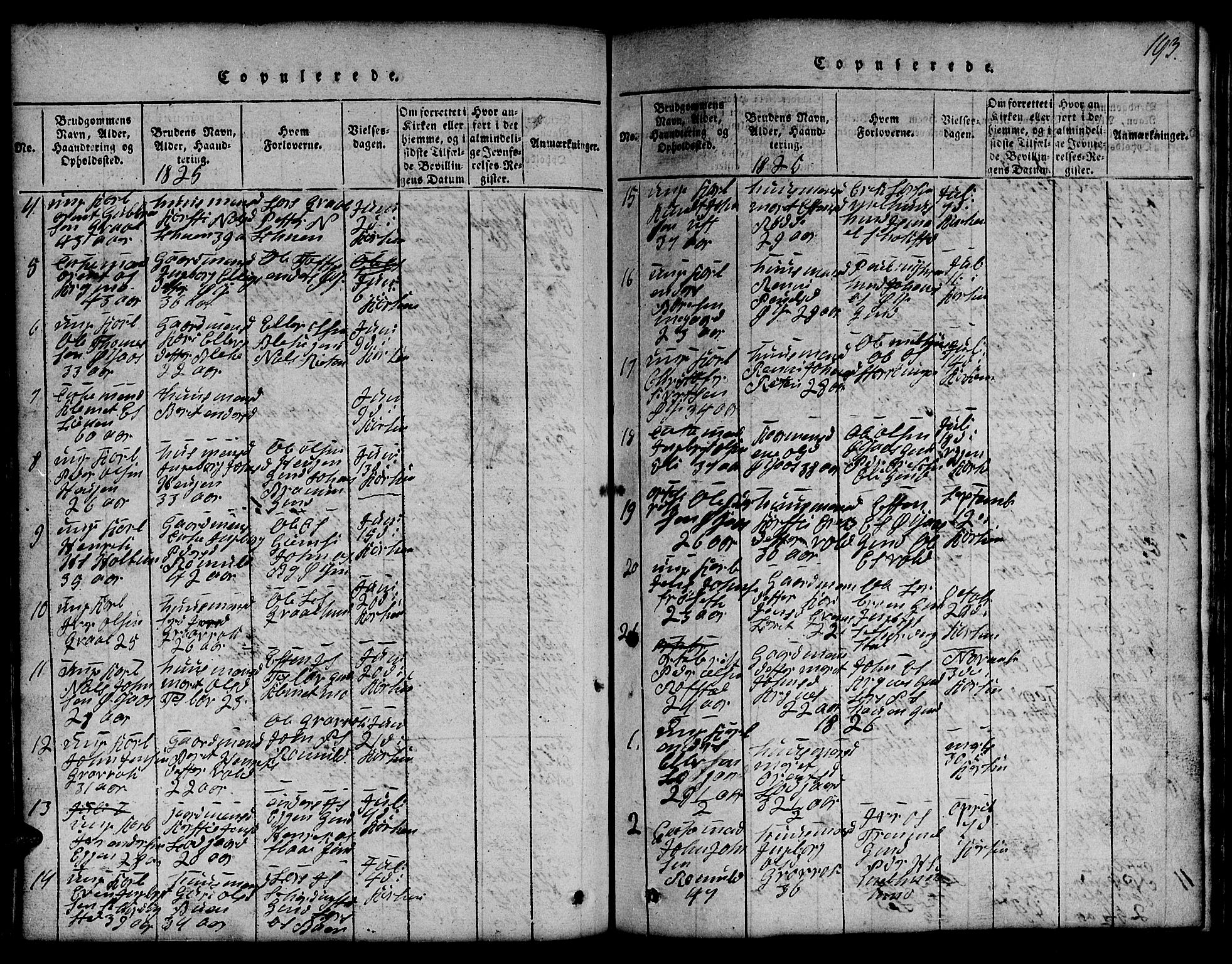 Ministerialprotokoller, klokkerbøker og fødselsregistre - Sør-Trøndelag, SAT/A-1456/691/L1092: Parish register (copy) no. 691C03, 1816-1852, p. 193