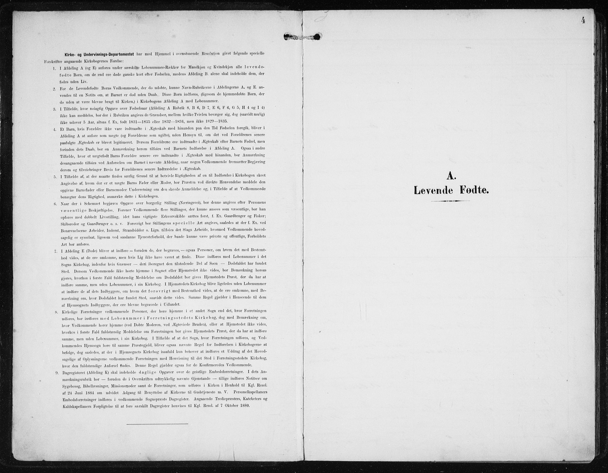 Fjell sokneprestembete, SAB/A-75301/H/Haa: Parish register (official) no. A  9, 1899-1910, p. 4