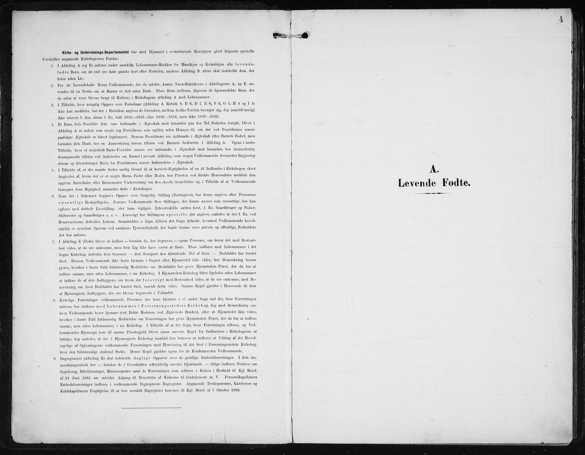 Fjell sokneprestembete, AV/SAB-A-75301/H/Haa: Parish register (official) no. A  9, 1899-1910, p. 4