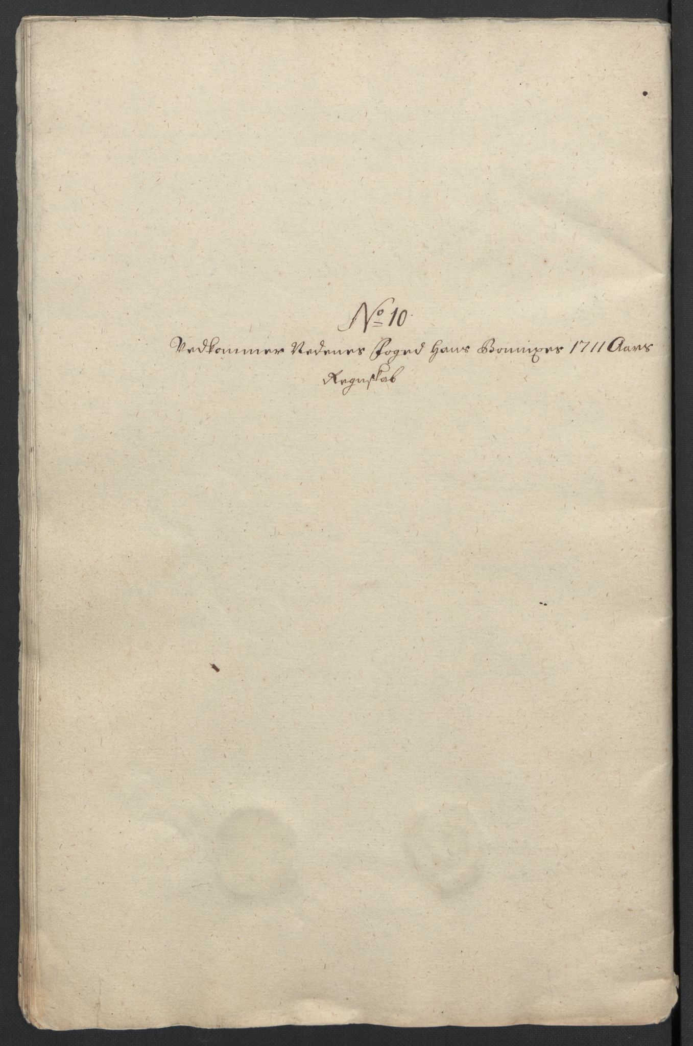 Rentekammeret inntil 1814, Reviderte regnskaper, Fogderegnskap, AV/RA-EA-4092/R39/L2319: Fogderegnskap Nedenes, 1710-1711, p. 393