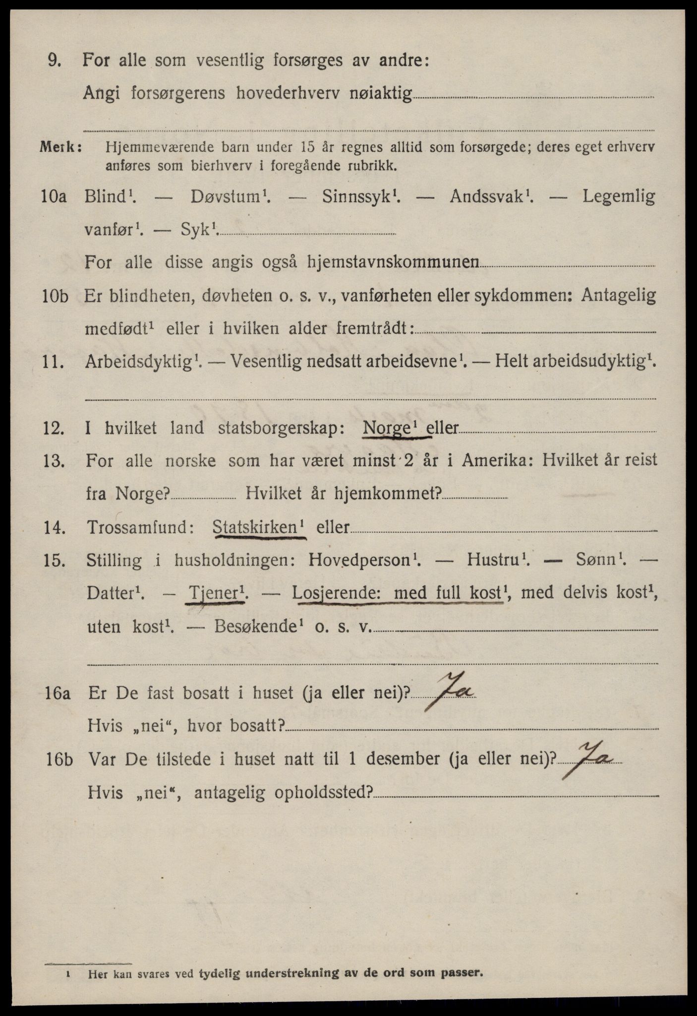 SAT, 1920 census for Aukra, 1920, p. 5414