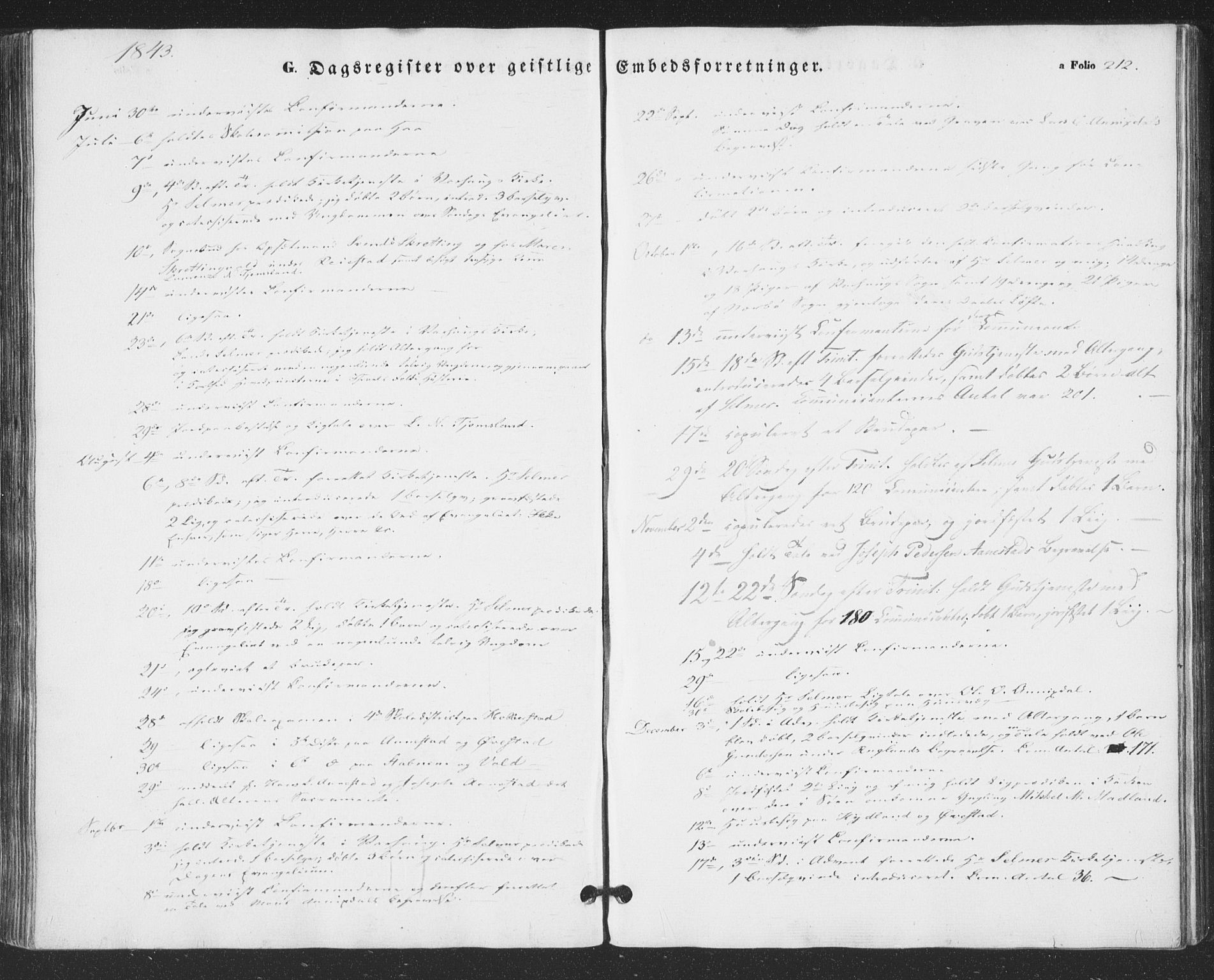 Hå sokneprestkontor, AV/SAST-A-101801/001/30BA/L0007: Parish register (official) no. A 6, 1842-1855, p. 212