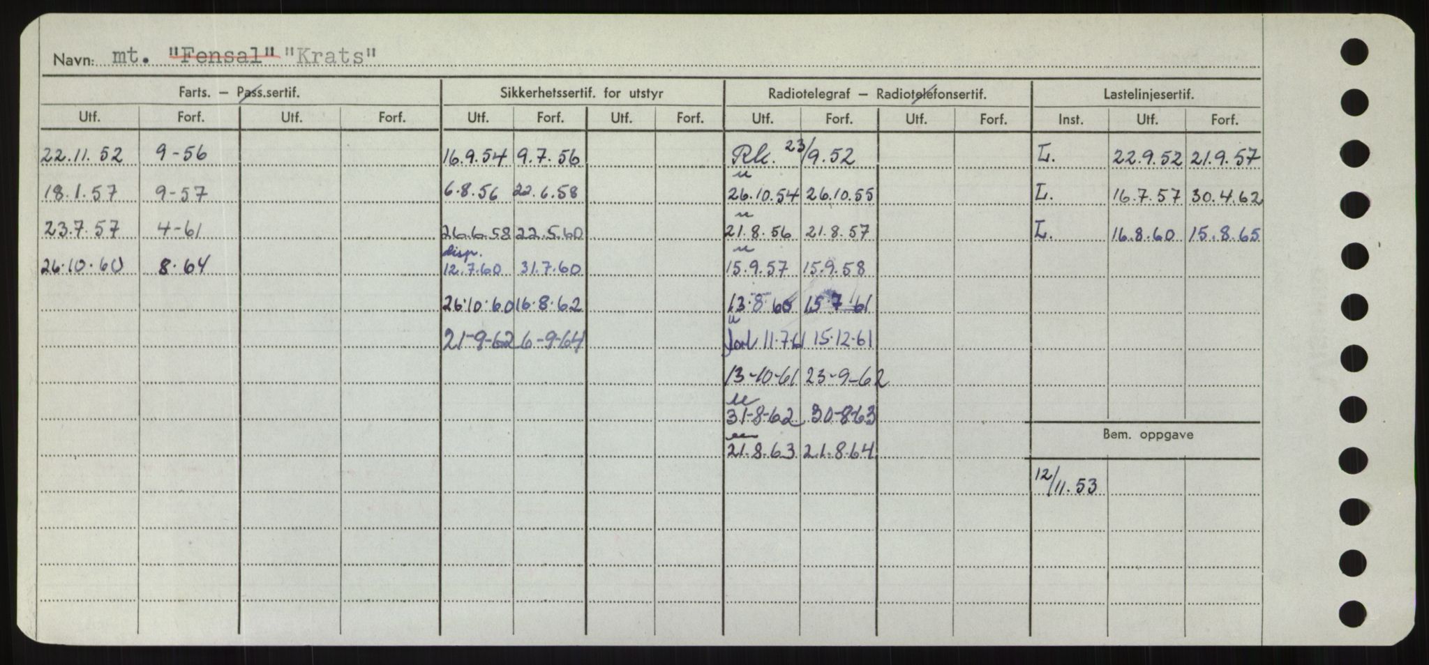 Sjøfartsdirektoratet med forløpere, Skipsmålingen, AV/RA-S-1627/H/Hd/L0021: Fartøy, Kor-Kår, p. 146