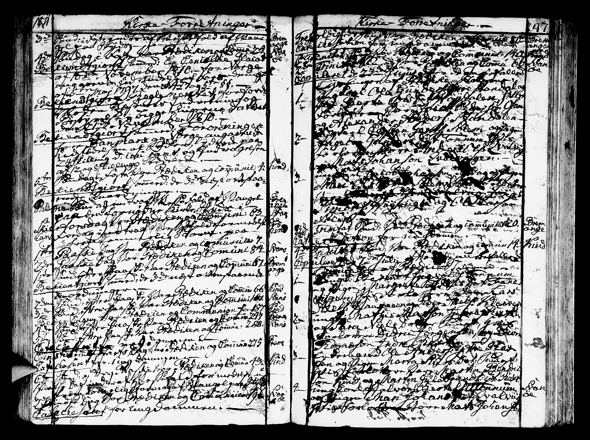 Kinn sokneprestembete, AV/SAB-A-80801/H/Haa/Haaa/L0003: Parish register (official) no. A 3, 1785-1821, p. 247