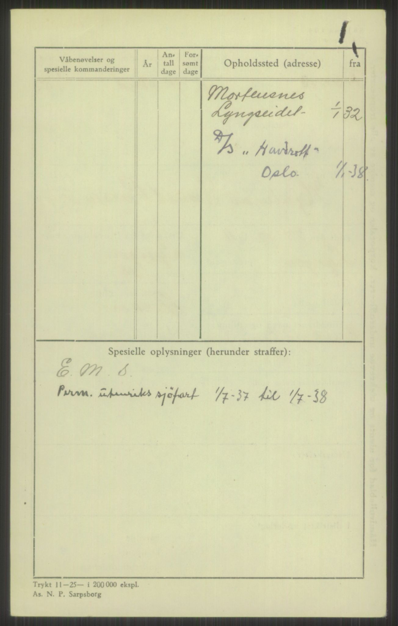 Forsvaret, Troms infanteriregiment nr. 16, AV/RA-RAFA-3146/P/Pa/L0016: Rulleblad for regimentets menige mannskaper, årsklasse 1932, 1932, p. 942