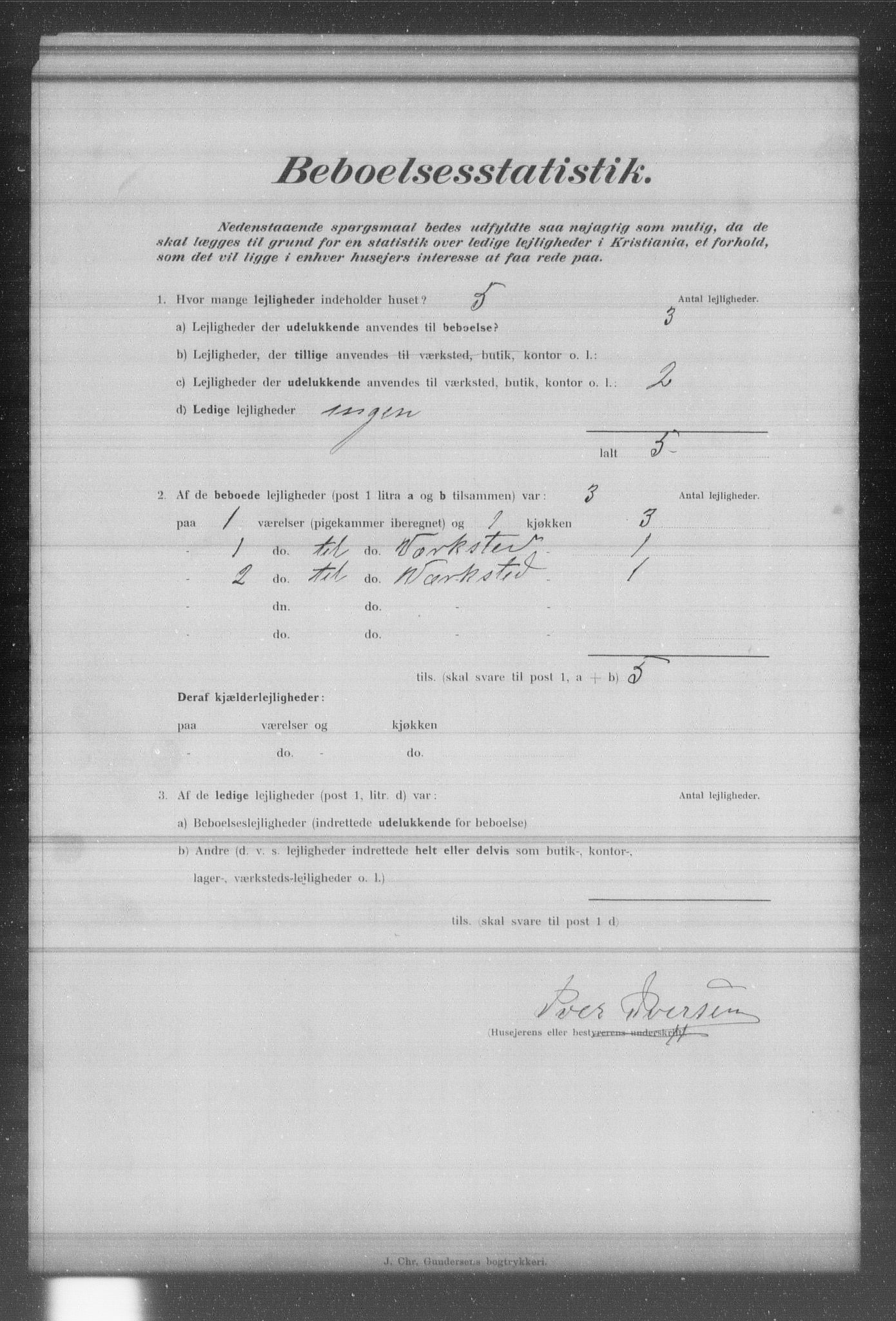 OBA, Municipal Census 1902 for Kristiania, 1902, p. 18143