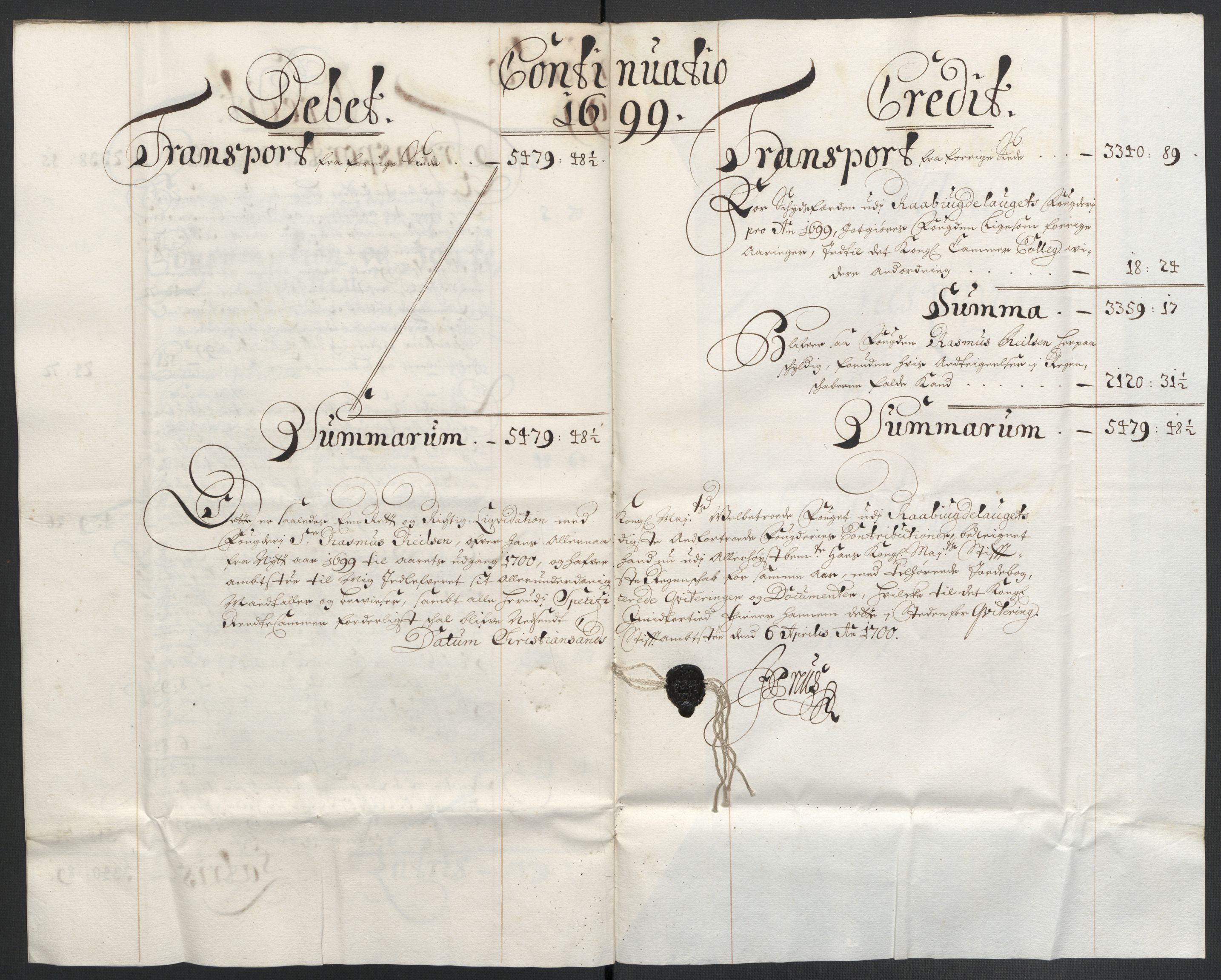 Rentekammeret inntil 1814, Reviderte regnskaper, Fogderegnskap, AV/RA-EA-4092/R40/L2445: Fogderegnskap Råbyggelag, 1697-1699, p. 216