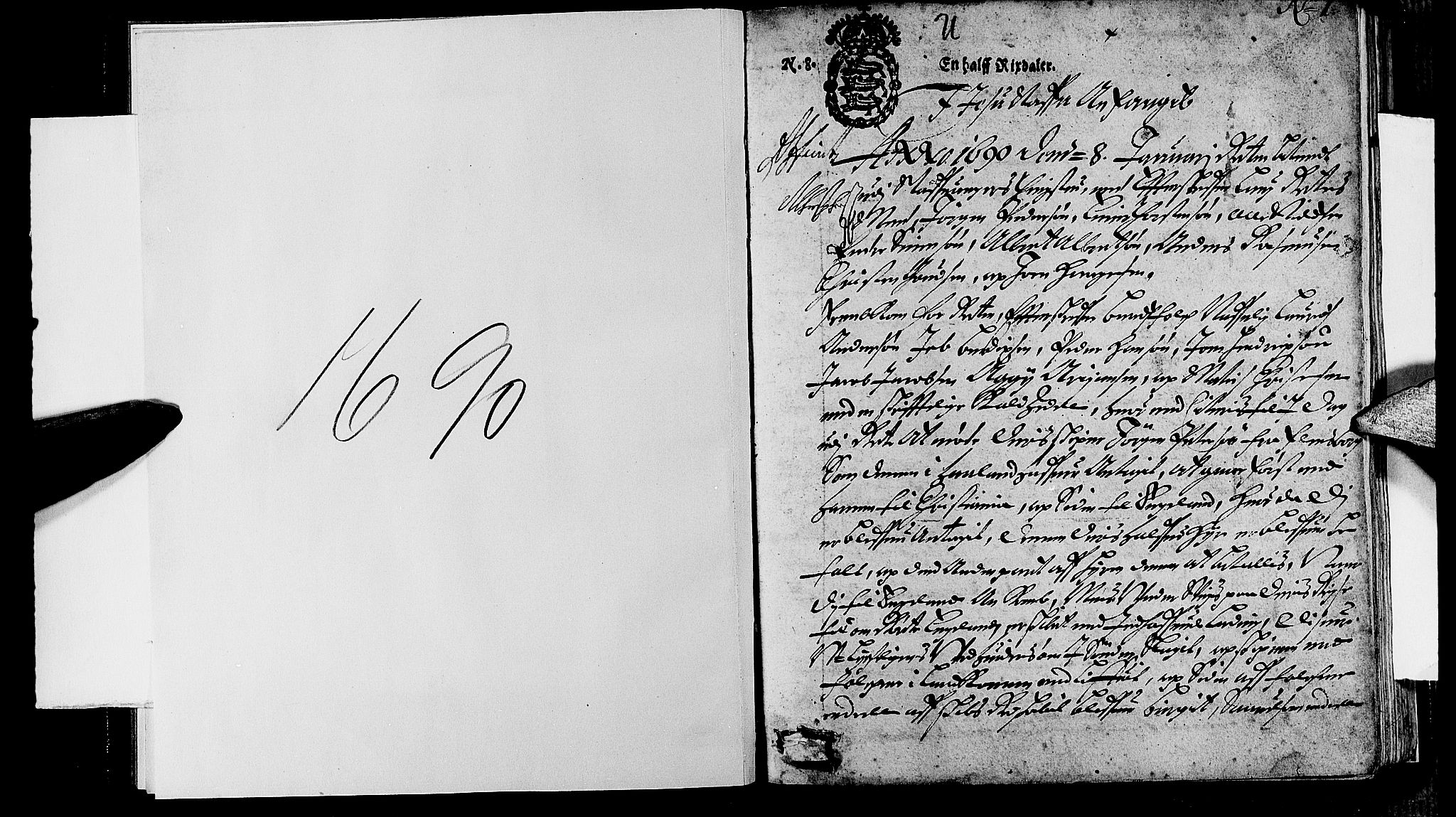 Jæren og Dalane sorenskriveri, AV/SAST-A-100306/3/30/30BA/L0046: TINGBOK, 1690, p. 0b-1a