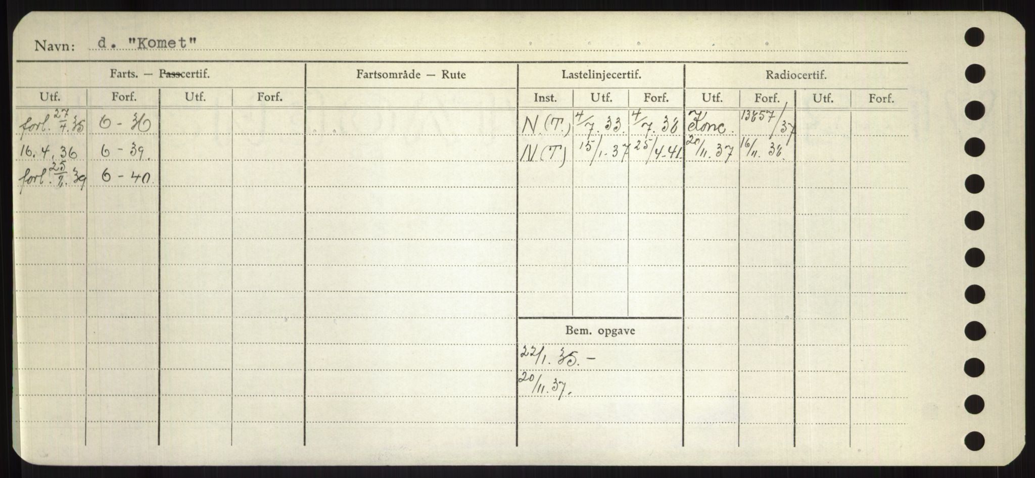 Sjøfartsdirektoratet med forløpere, Skipsmålingen, AV/RA-S-1627/H/Hd/L0020: Fartøy, K-Kon, p. 472