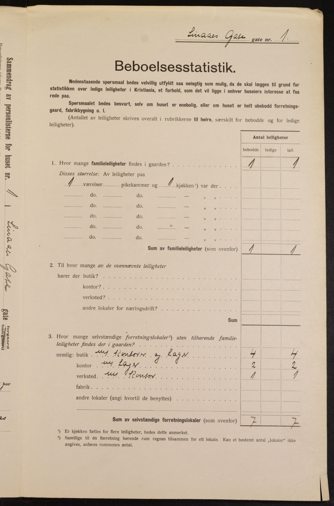 OBA, Municipal Census 1913 for Kristiania, 1913, p. 57553