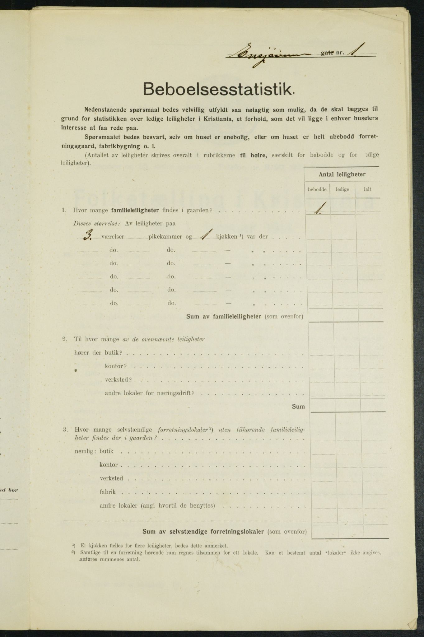 OBA, Municipal Census 1914 for Kristiania, 1914, p. 22094