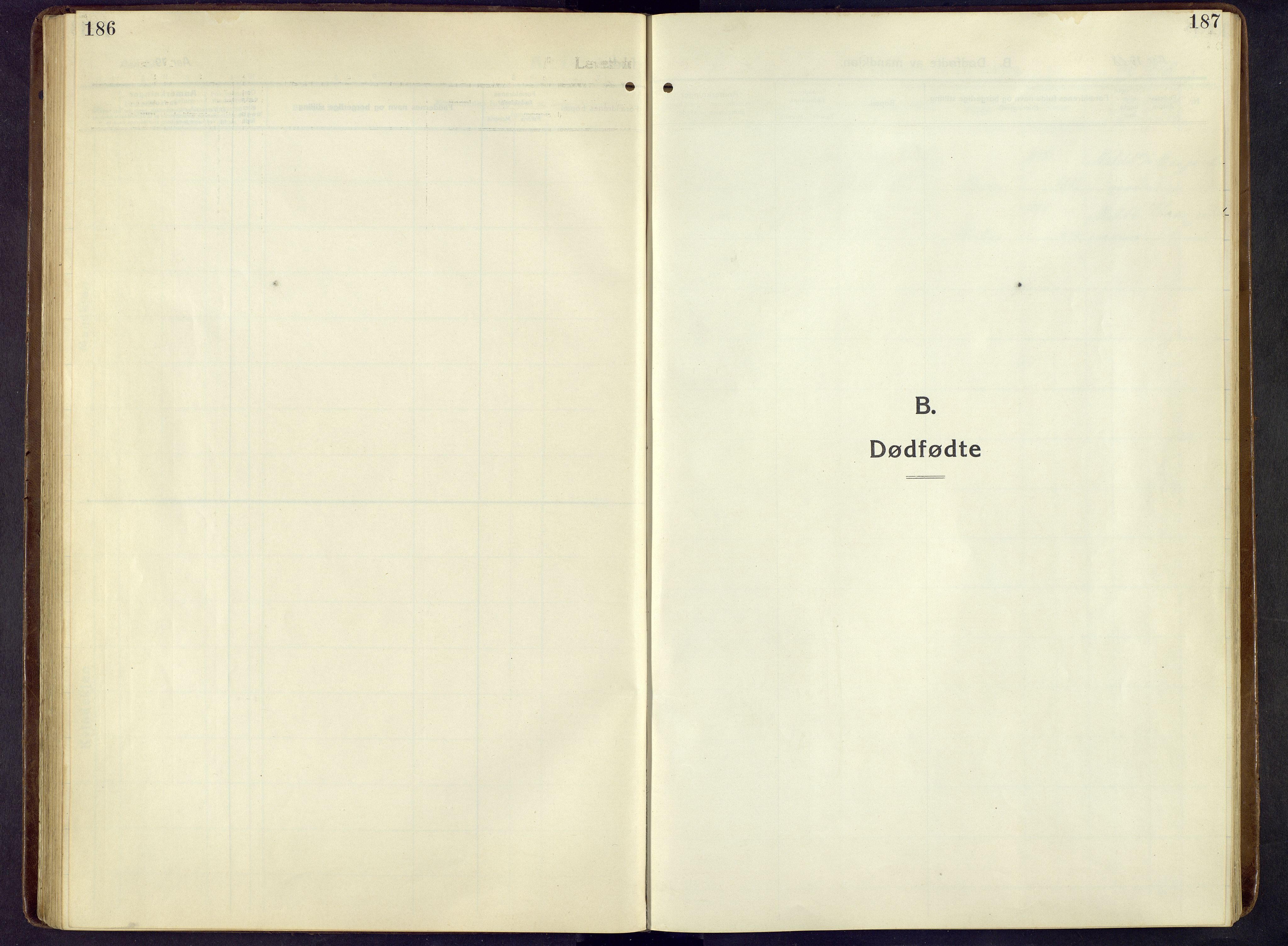 Nord-Fron prestekontor, SAH/PREST-080/H/Ha/Hab/L0009: Parish register (copy) no. 9, 1915-1958, p. 186-187