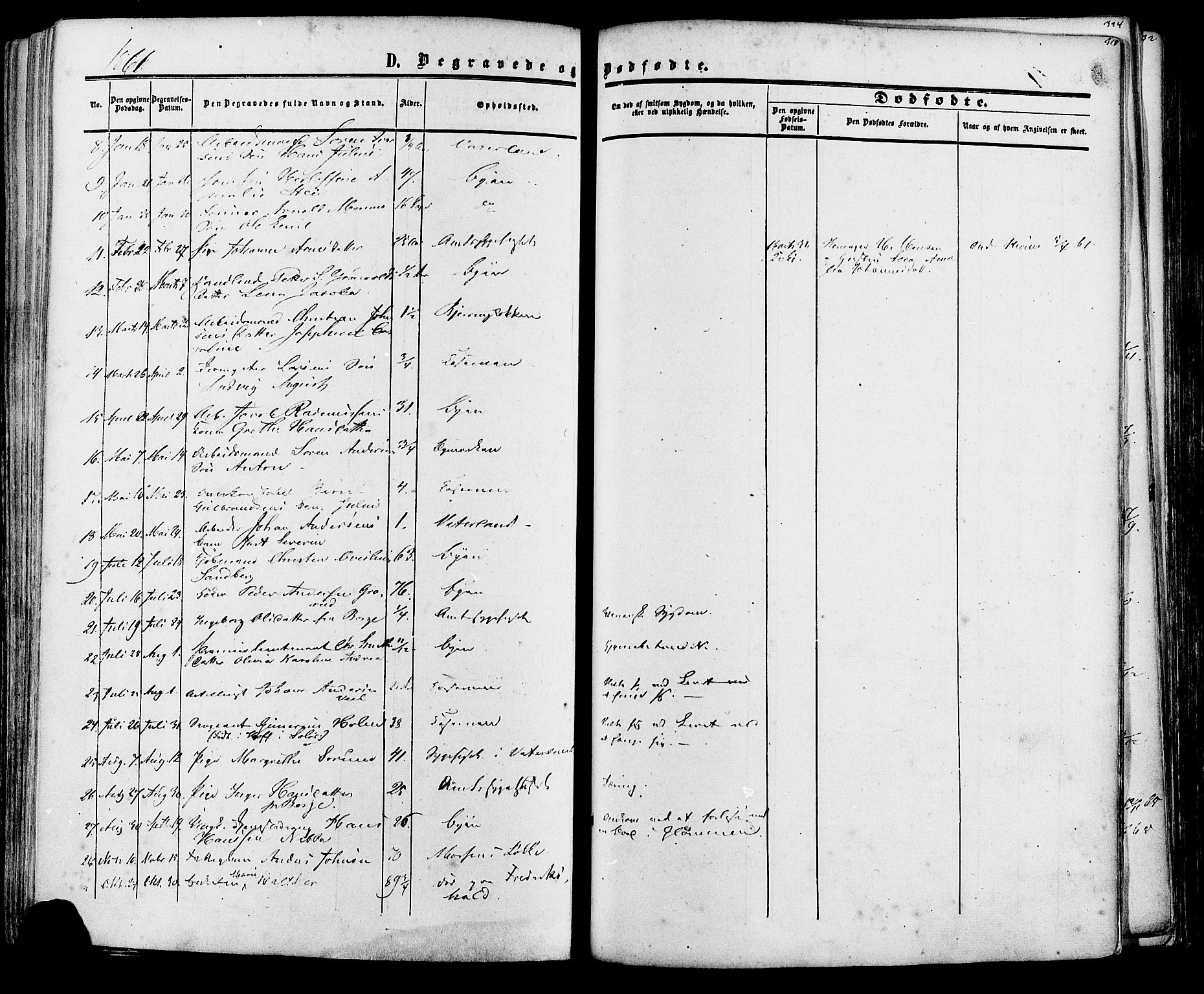 Fredrikstad prestekontor Kirkebøker, AV/SAO-A-11082/F/Fa/L0006: Parish register (official) no. 6, 1857-1878, p. 318