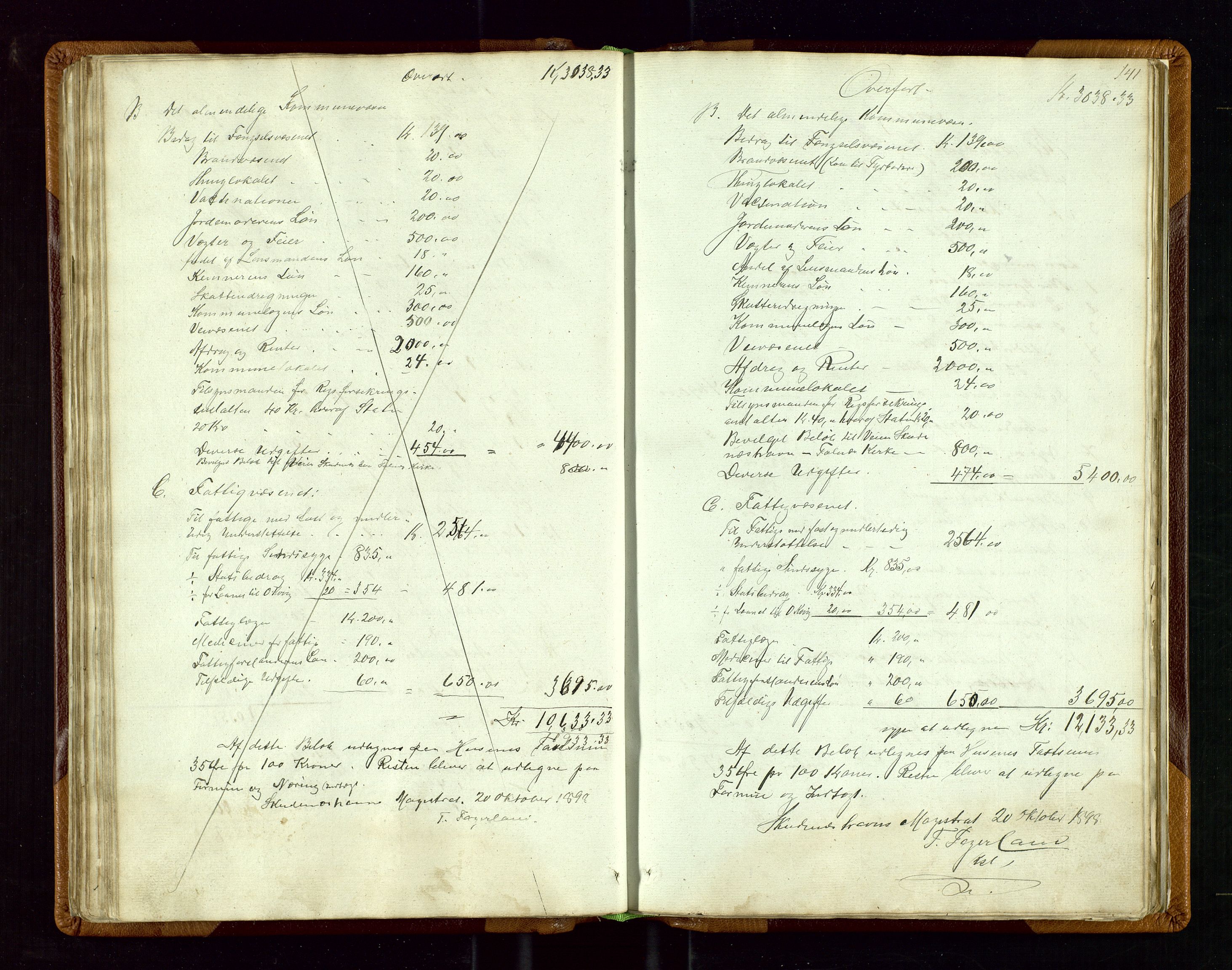 Skudenes lensmannskontor, AV/SAST-A-100444/Goa/L0001: Branntakstprotokoll, 1846-1879, p. 140b-141a