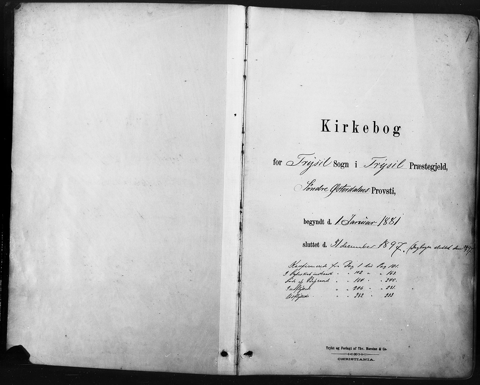 Trysil prestekontor, AV/SAH-PREST-046/H/Ha/Haa/L0009: Parish register (official) no. 9, 1881-1897