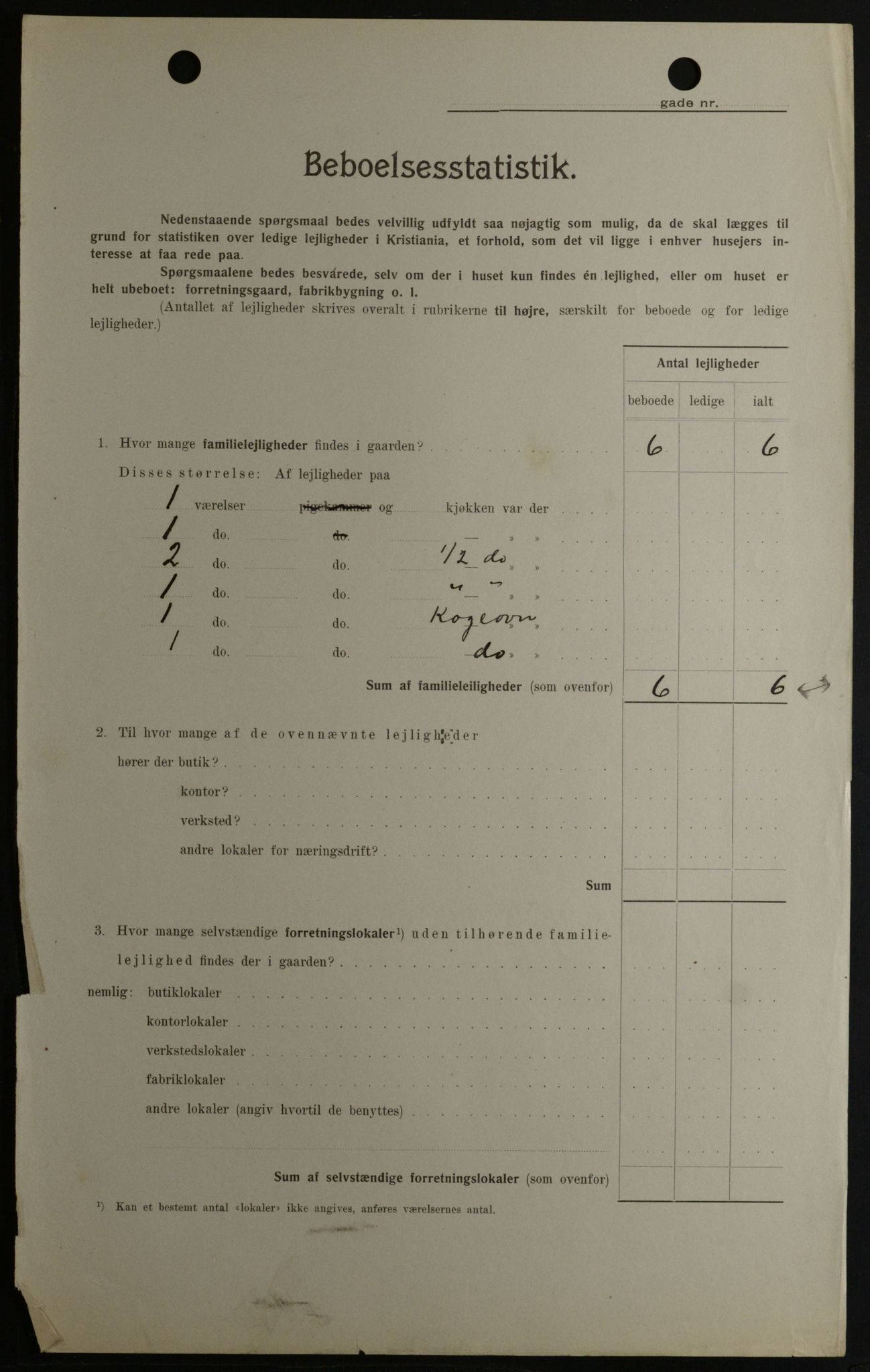 OBA, Municipal Census 1908 for Kristiania, 1908, p. 111421