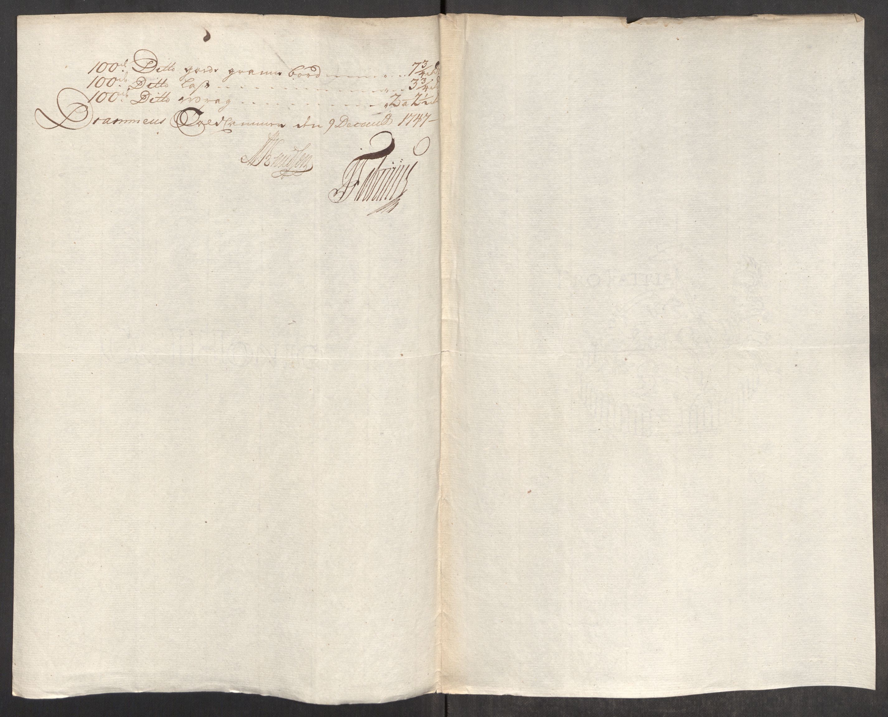 Rentekammeret inntil 1814, Realistisk ordnet avdeling, RA/EA-4070/Oe/L0003: [Ø1]: Priskuranter, 1745-1748, p. 533