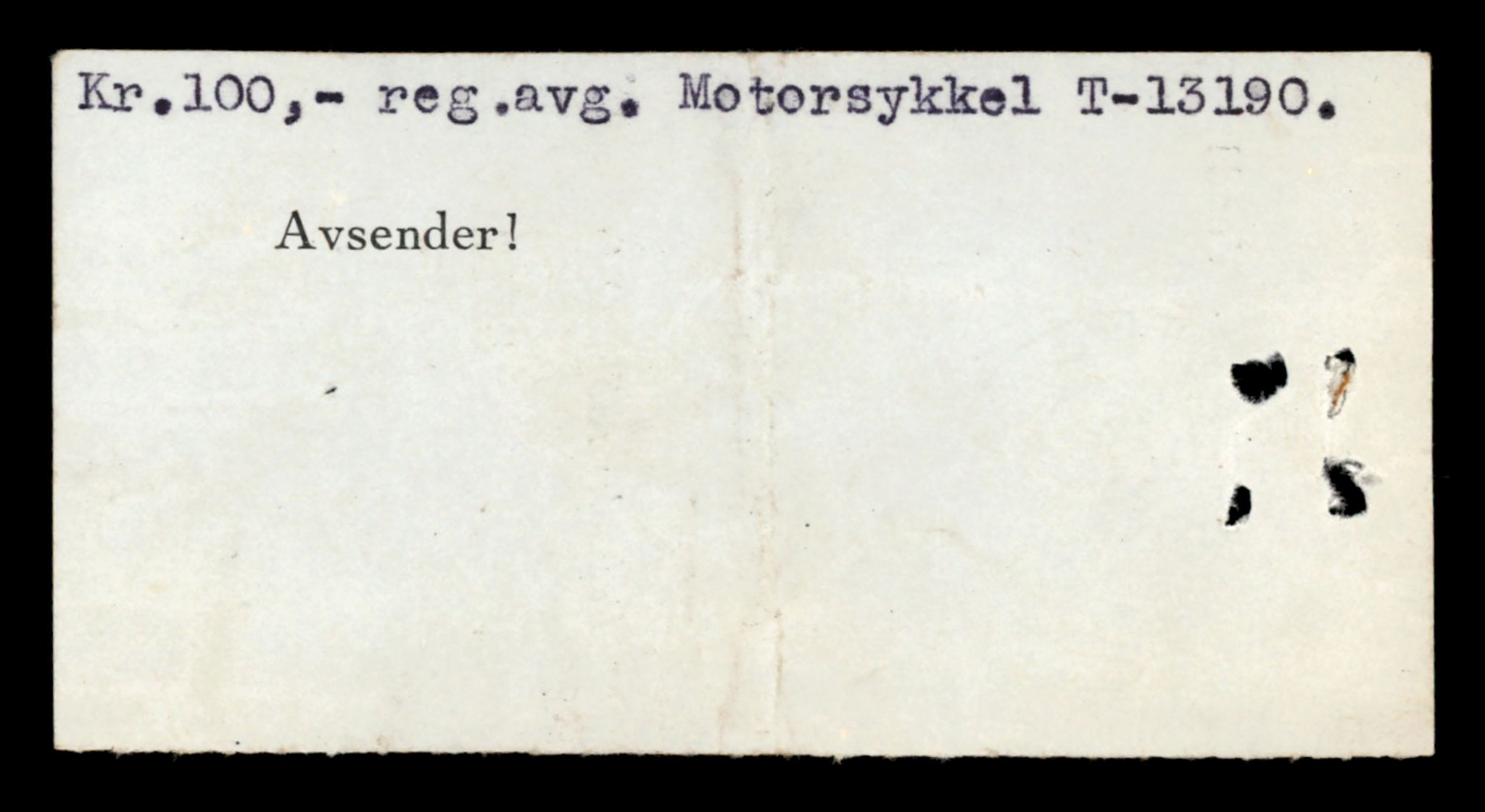 Møre og Romsdal vegkontor - Ålesund trafikkstasjon, SAT/A-4099/F/Fe/L0038: Registreringskort for kjøretøy T 13180 - T 13360, 1927-1998, p. 174