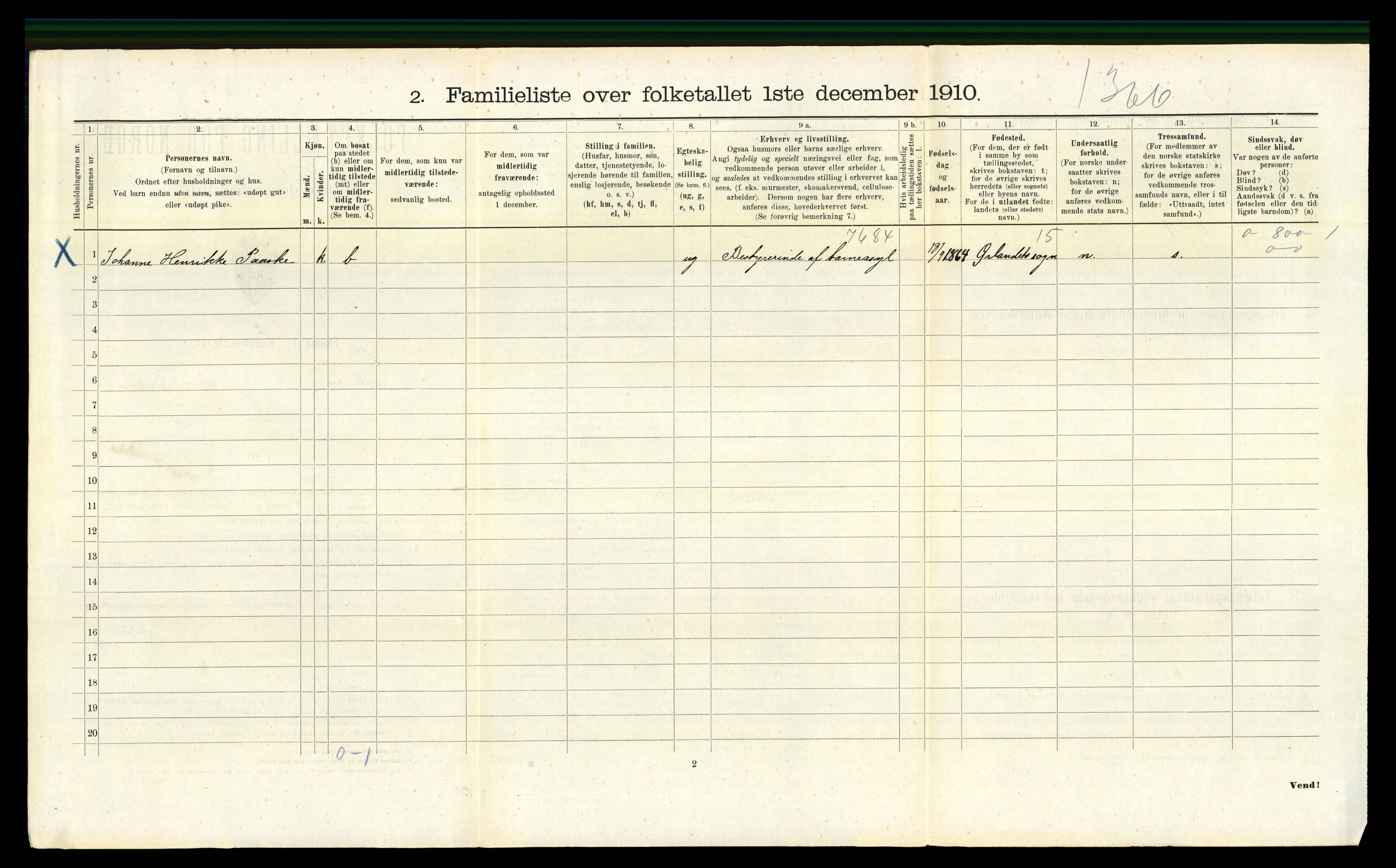 RA, 1910 census for Trondheim, 1910, p. 22938