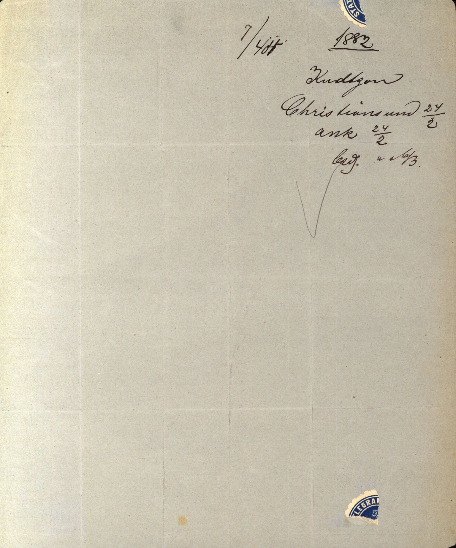 Pa 63 - Østlandske skibsassuranceforening, VEMU/A-1079/G/Ga/L0015/0002: Havaridokumenter / Fredrik Holst, Øgir, Vikingen, Vigilant, 1882, p. 14
