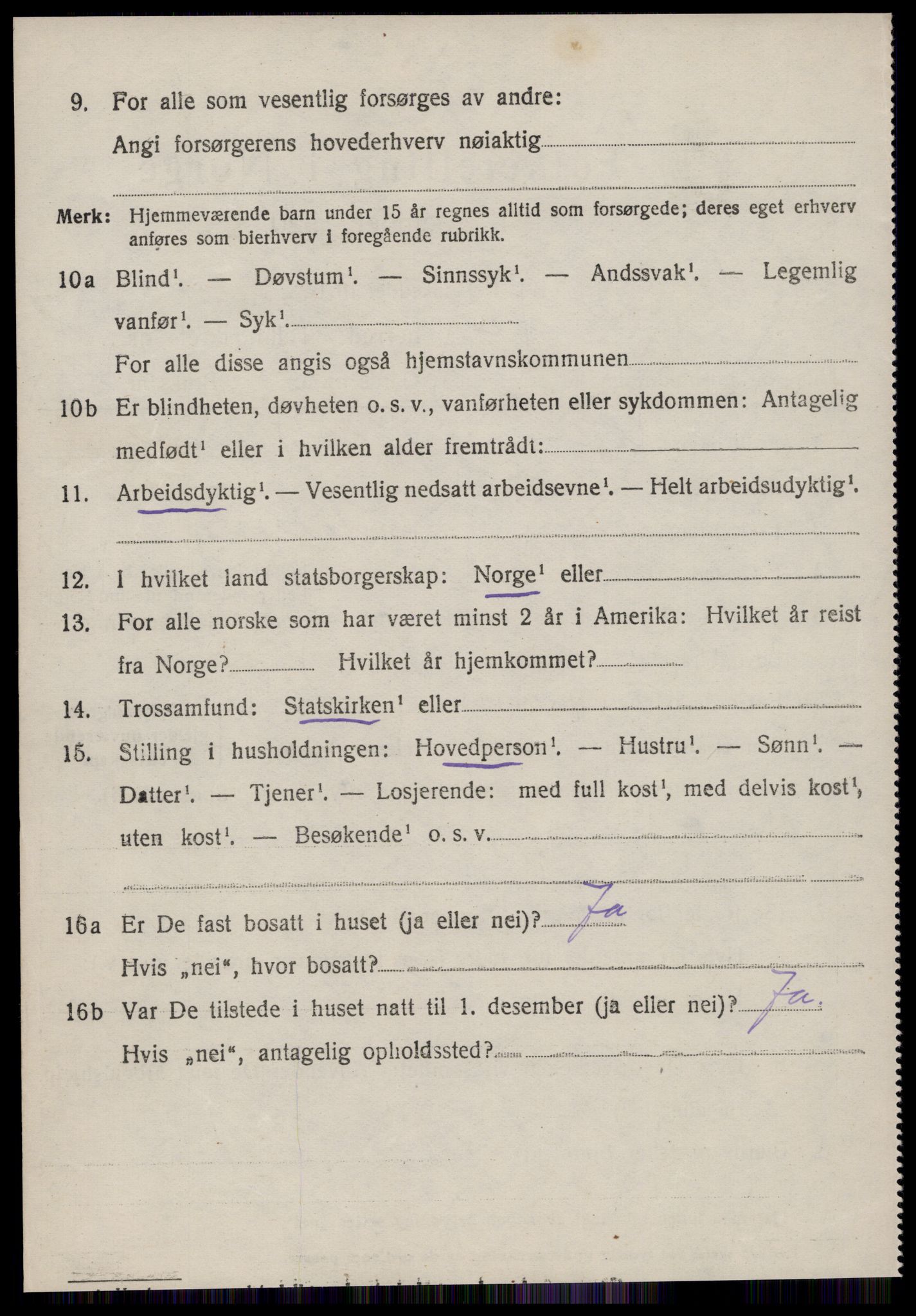 SAT, 1920 census for Giske, 1920, p. 901