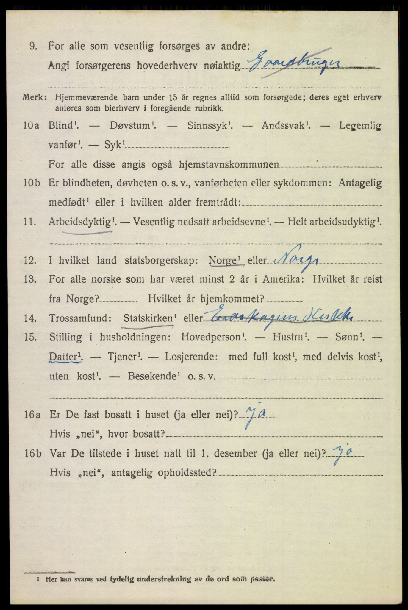 SAH, 1920 census for Eidskog, 1920, p. 11716