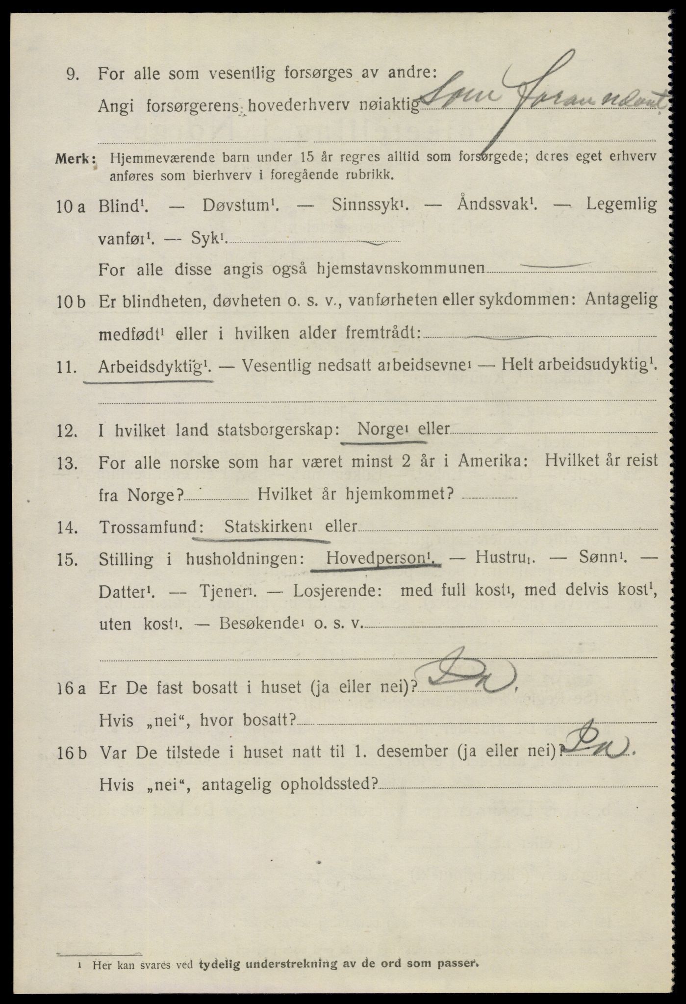 SAO, 1920 census for Mysen, 1920, p. 452